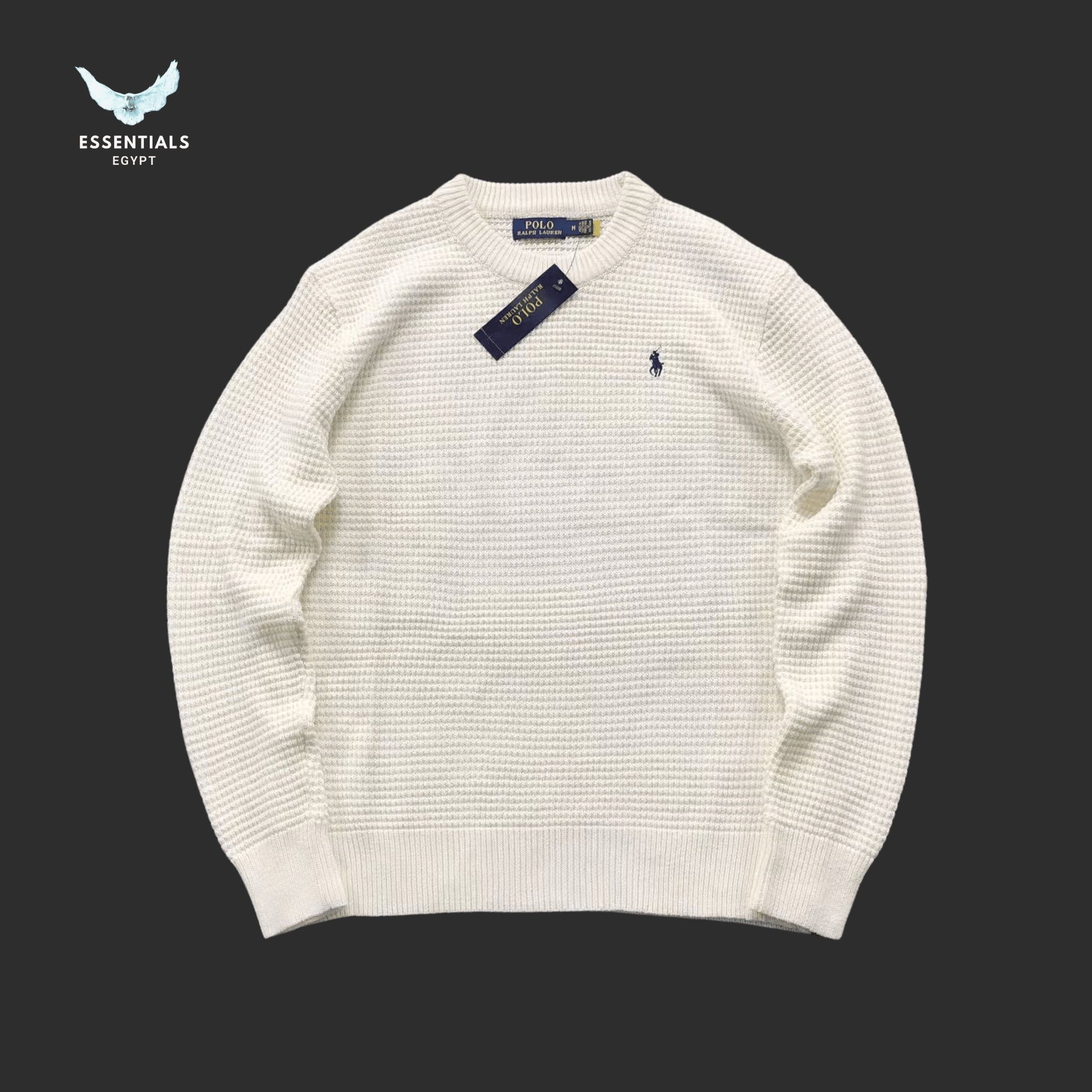 Ralph Lauren Cotton Crewneck Sweater - ESSENTIALS EGYPT