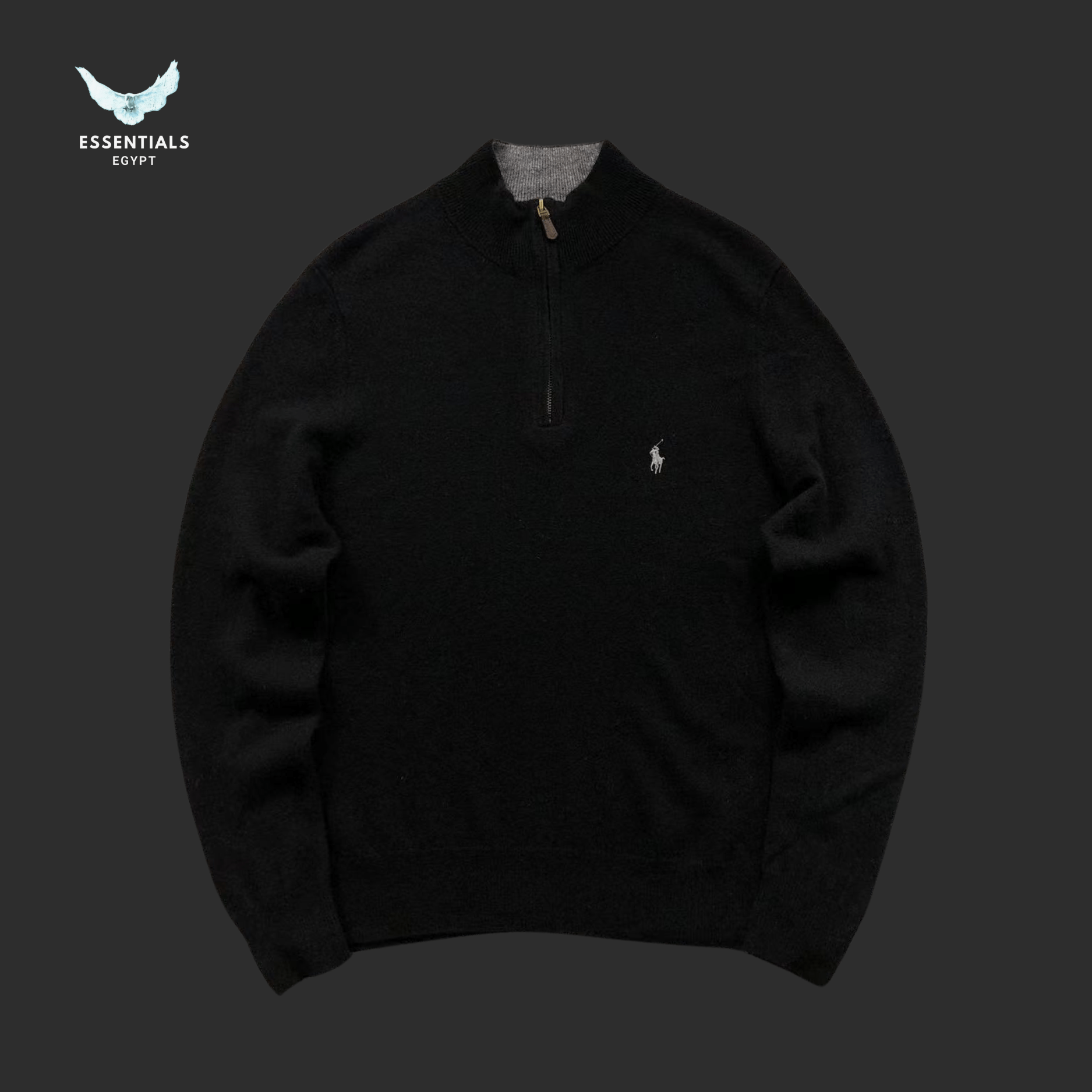 Ralph Lauren Quarter - Zip Pullover – Luxury Jersey - ESSENTIALS EGYPT