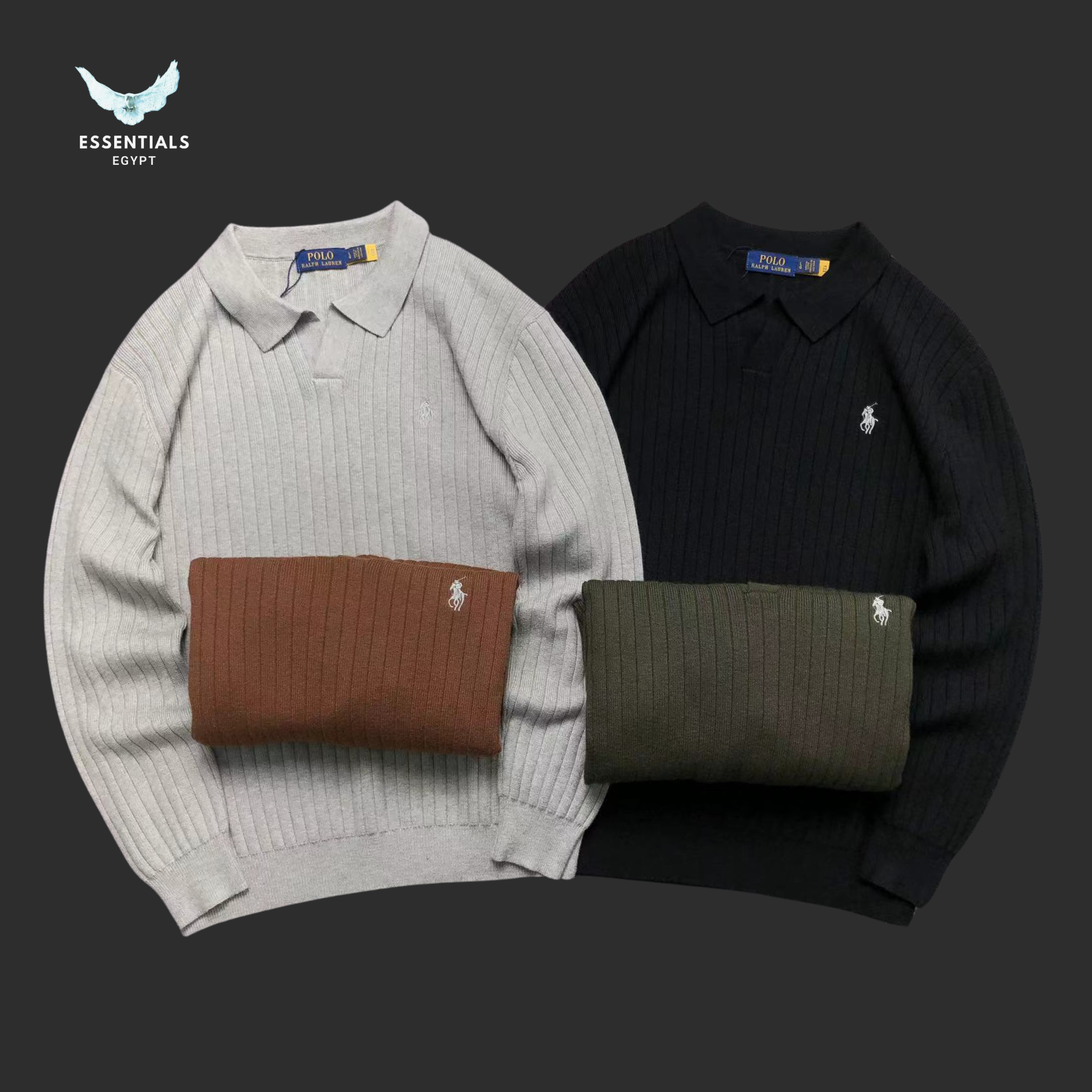 Ralph Lauren Sweater – Wool Knit Crewneck - ESSENTIALS EGYPT