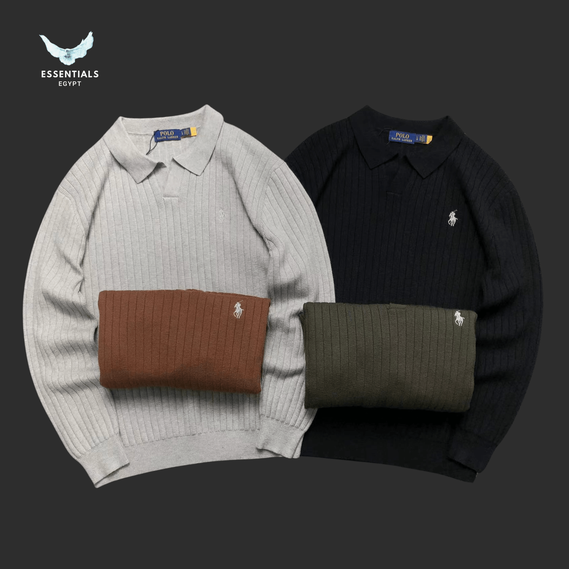 Ralph Lauren Sweater – Wool Knit Crewneck - ESSENTIALS EGYPT