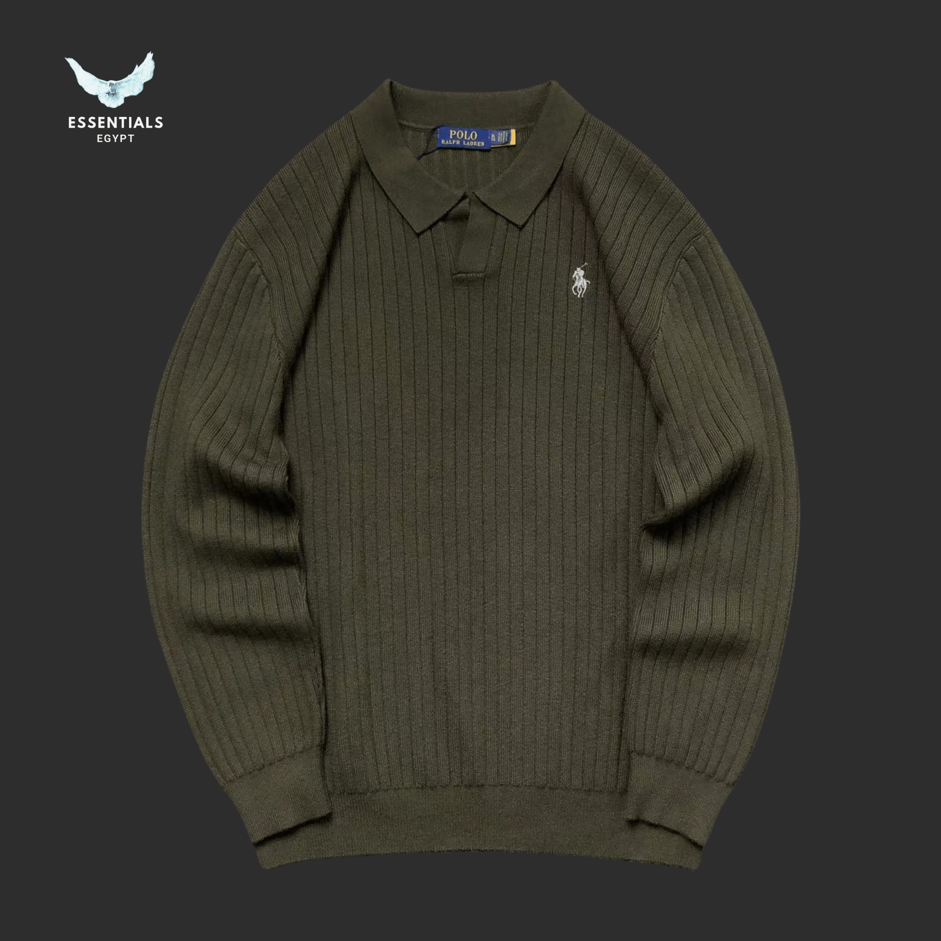 Ralph Lauren Sweater – Wool Knit Crewneck - ESSENTIALS EGYPT