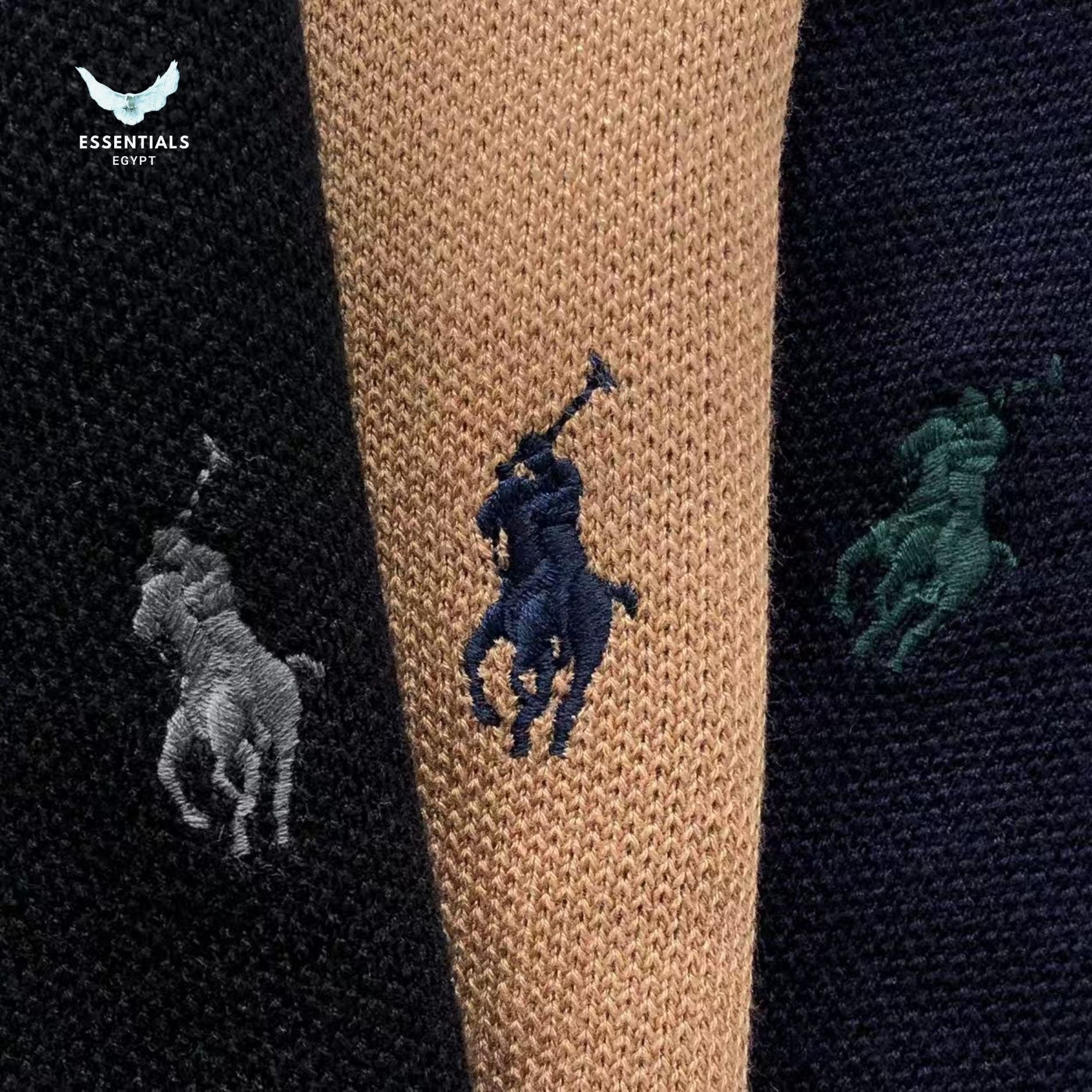 Ralph Lauren Knit Sweater – Minimal Logo - ESSENTIALS EGYPT