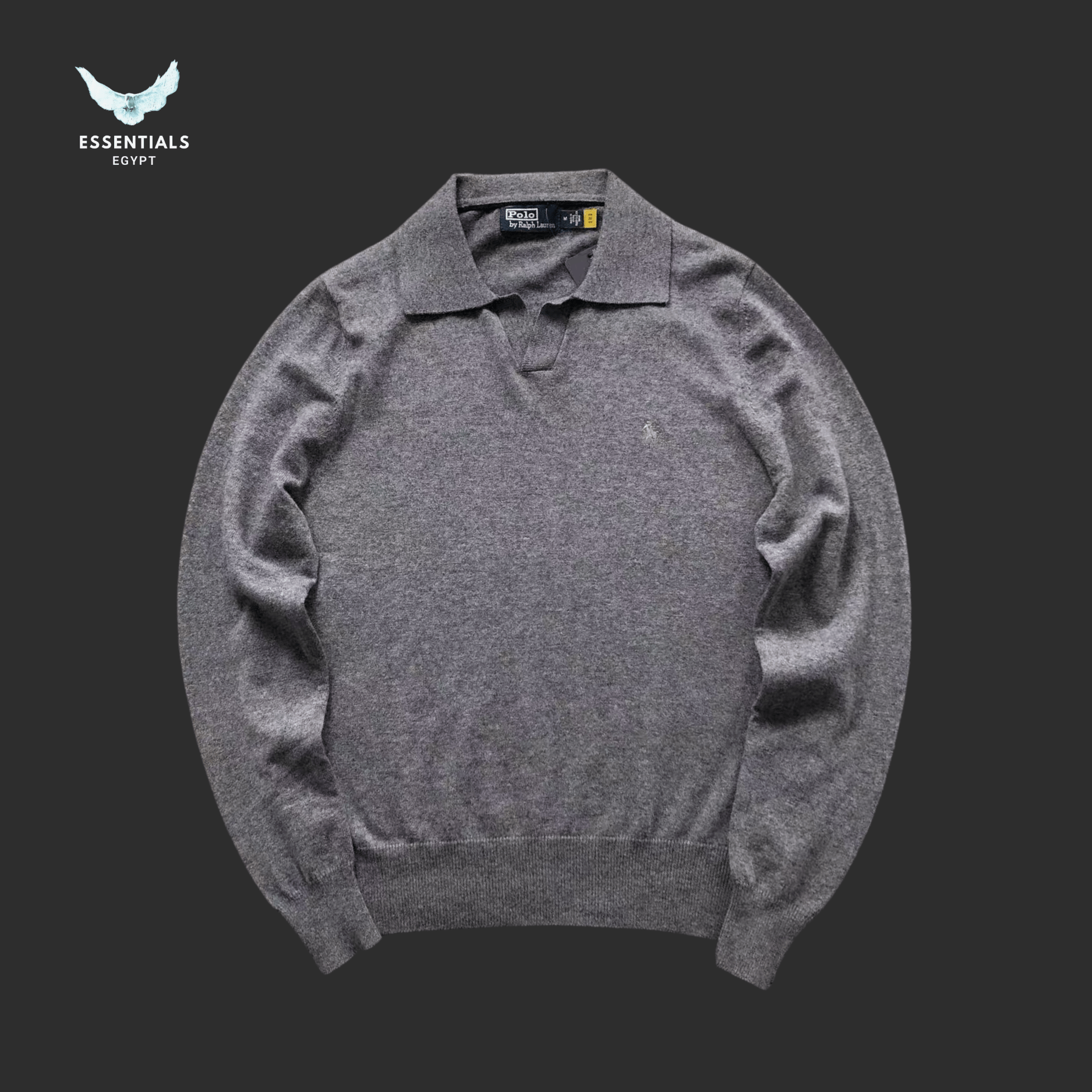 Ralph Lauren Wool Crewneck Sweater – Pony Logo - ESSENTIALS EGYPT