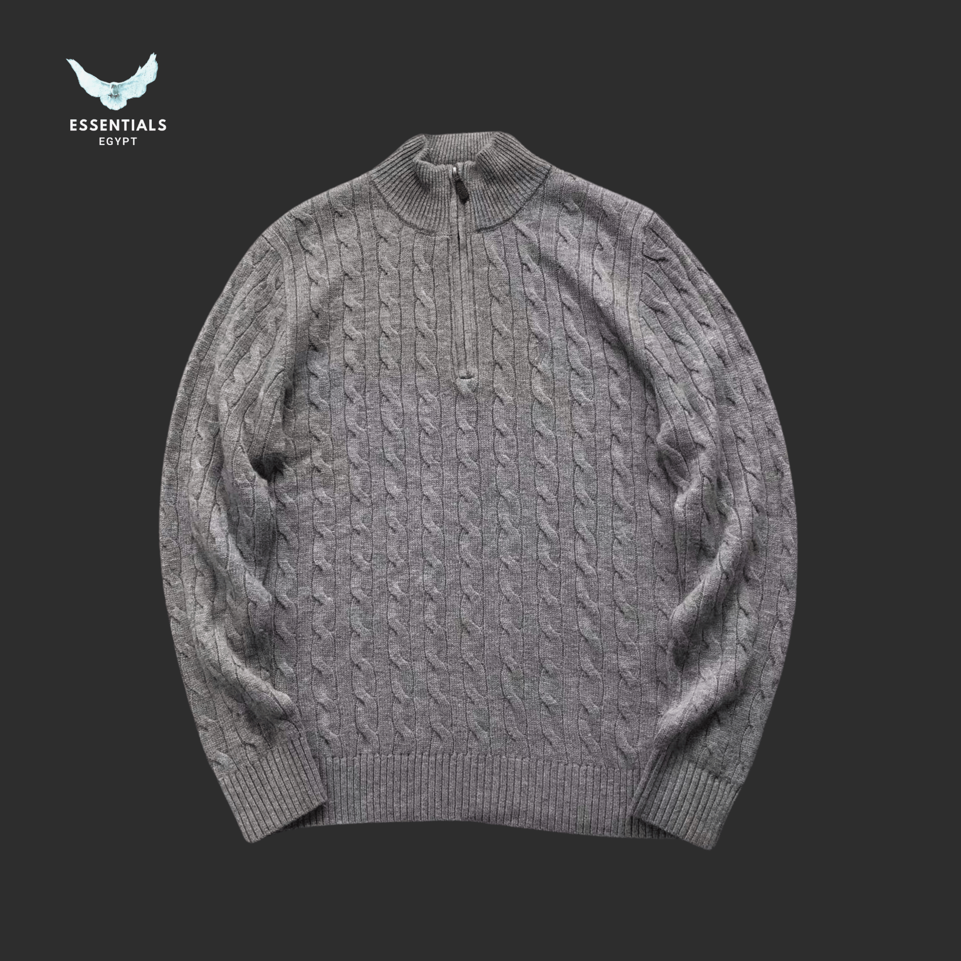 Ralph Lauren Sweater – Cream Cable Knit - ESSENTIALS EGYPT