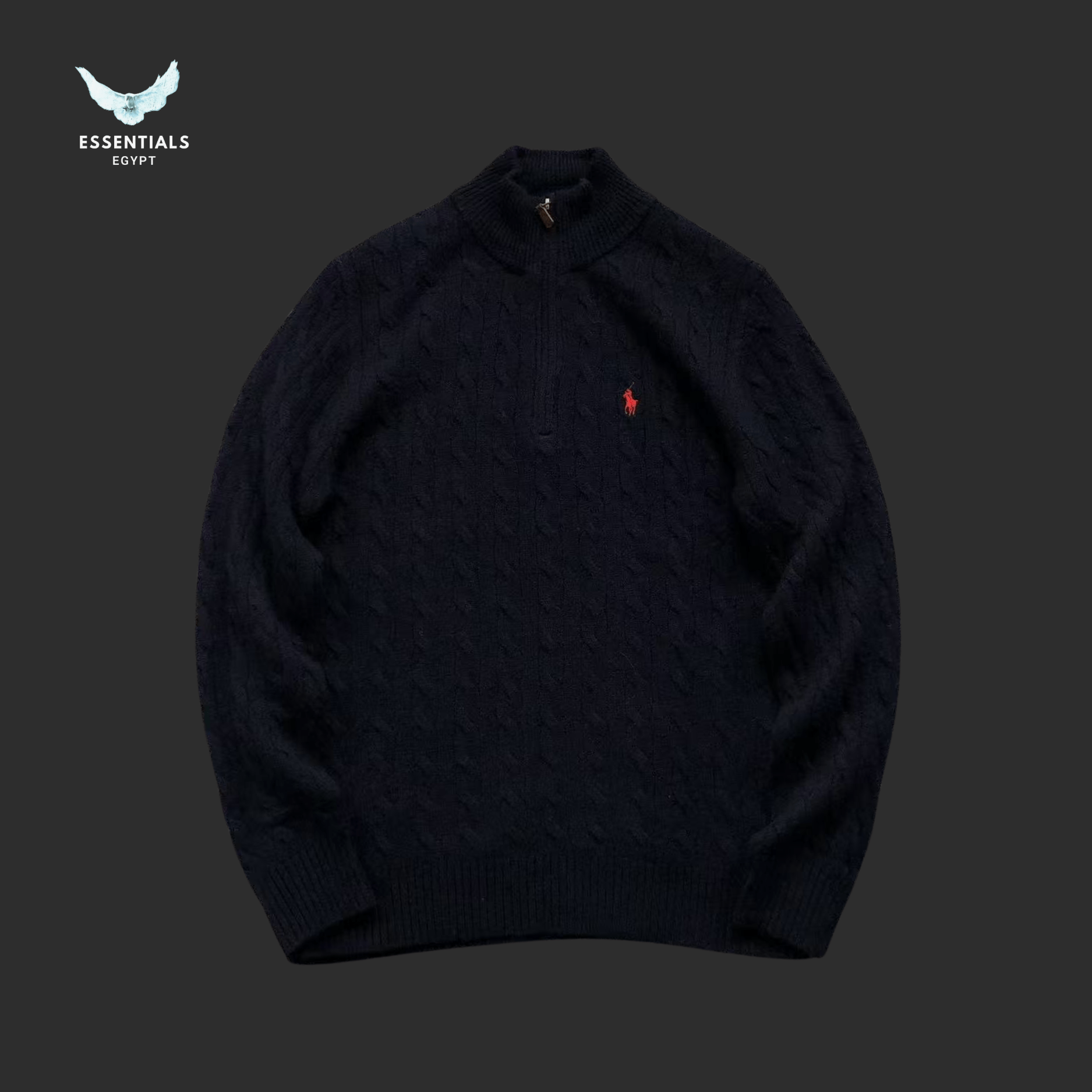 Ralph Lauren Sweater – Cream Cable Knit - ESSENTIALS EGYPT