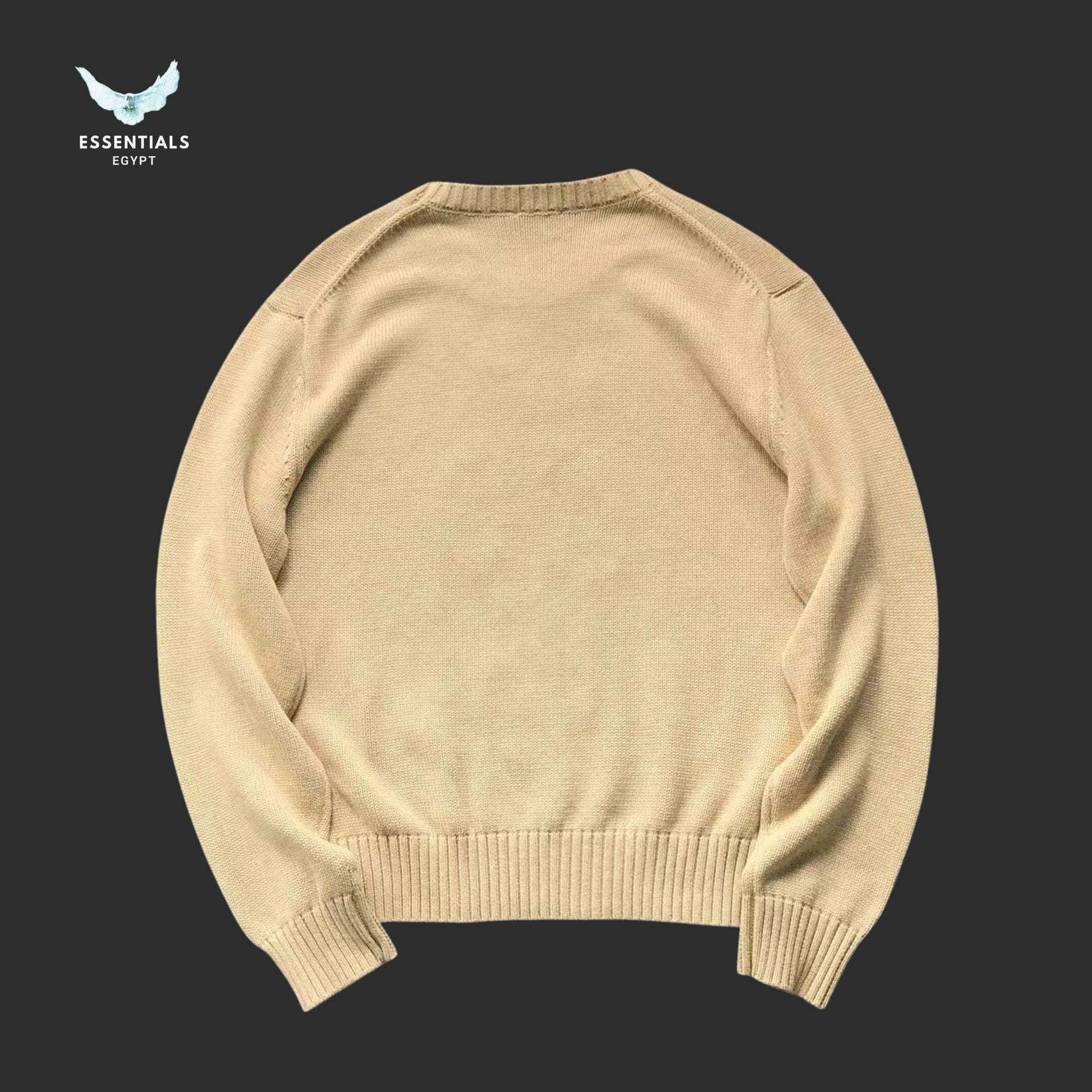 Ralph Lauren Polo Bear Sweater – Beige Knit - ESSENTIALS EGYPT