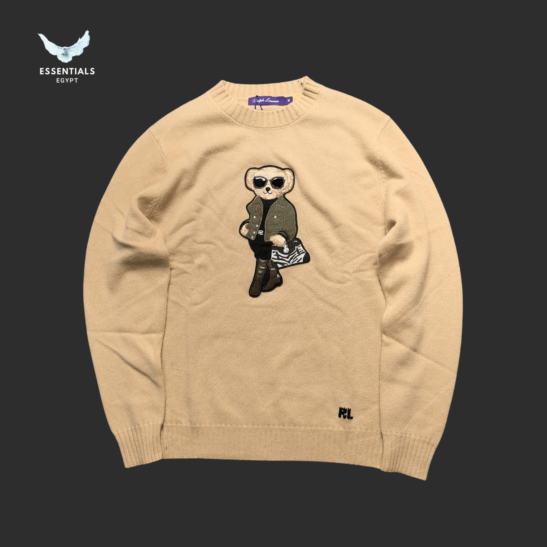 Ralph Lauren Sweater – Green Bear Edition - ESSENTIALS EGYPT