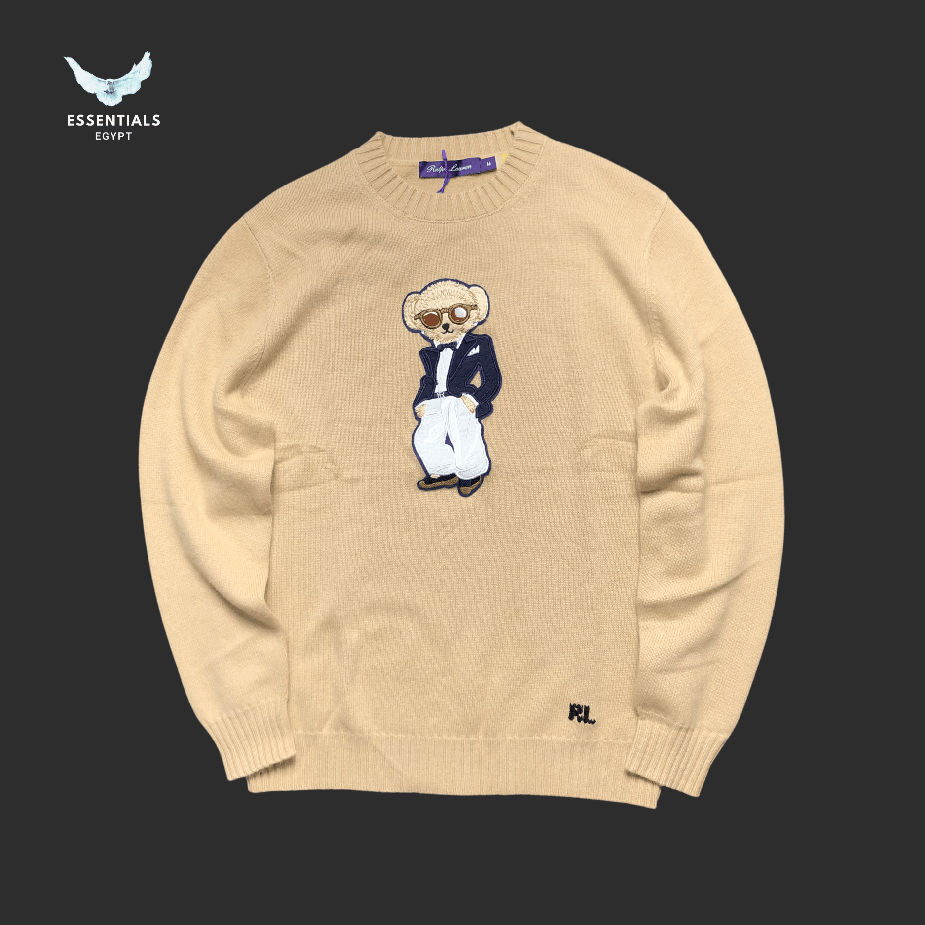 Ralph Lauren Sweater – Bear Suit Embroidery - ESSENTIALS EGYPT