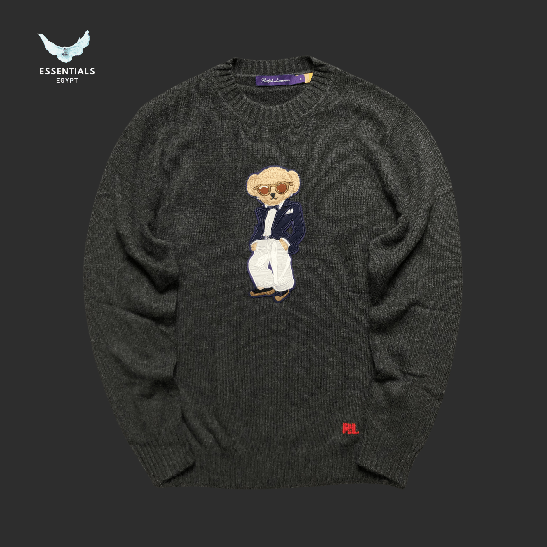 Ralph Lauren Sweater – Bear Suit Embroidery - ESSENTIALS EGYPT