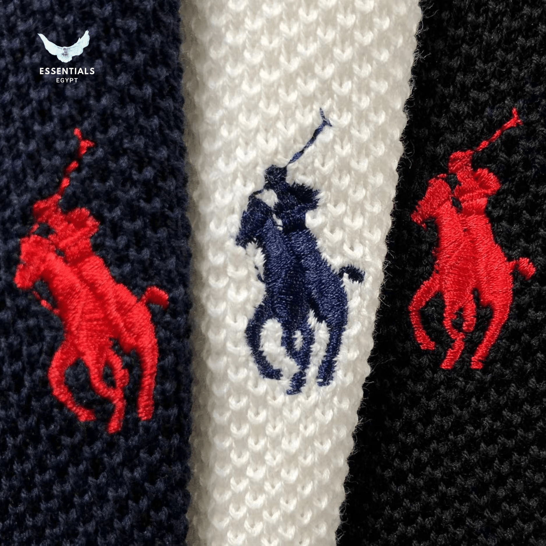 Ralph Lauren Sweater – Polo Collar Knit - ESSENTIALS EGYPT
