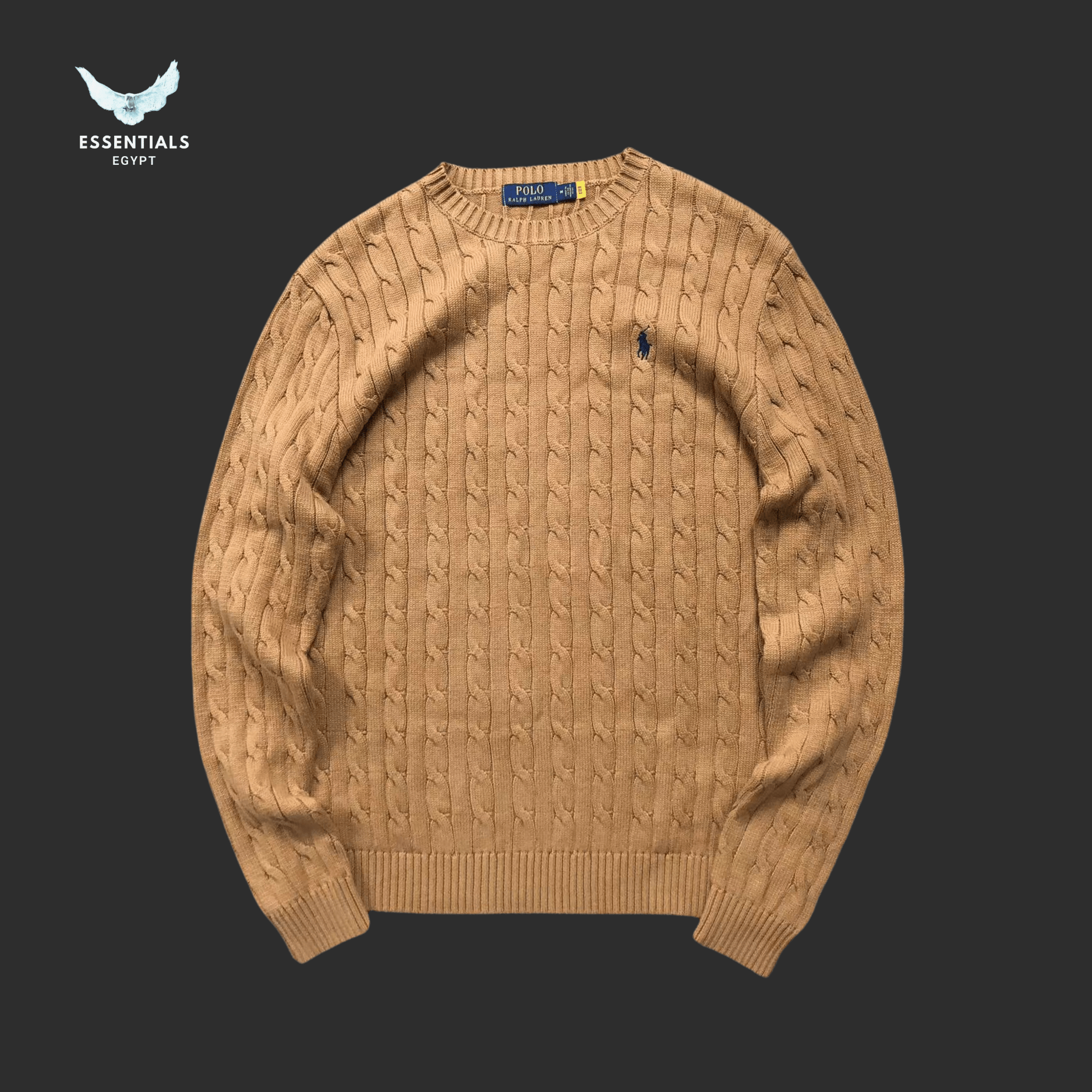 Ralph Lauren Sweater – Cable Knit Classic Logo - ESSENTIALS EGYPT