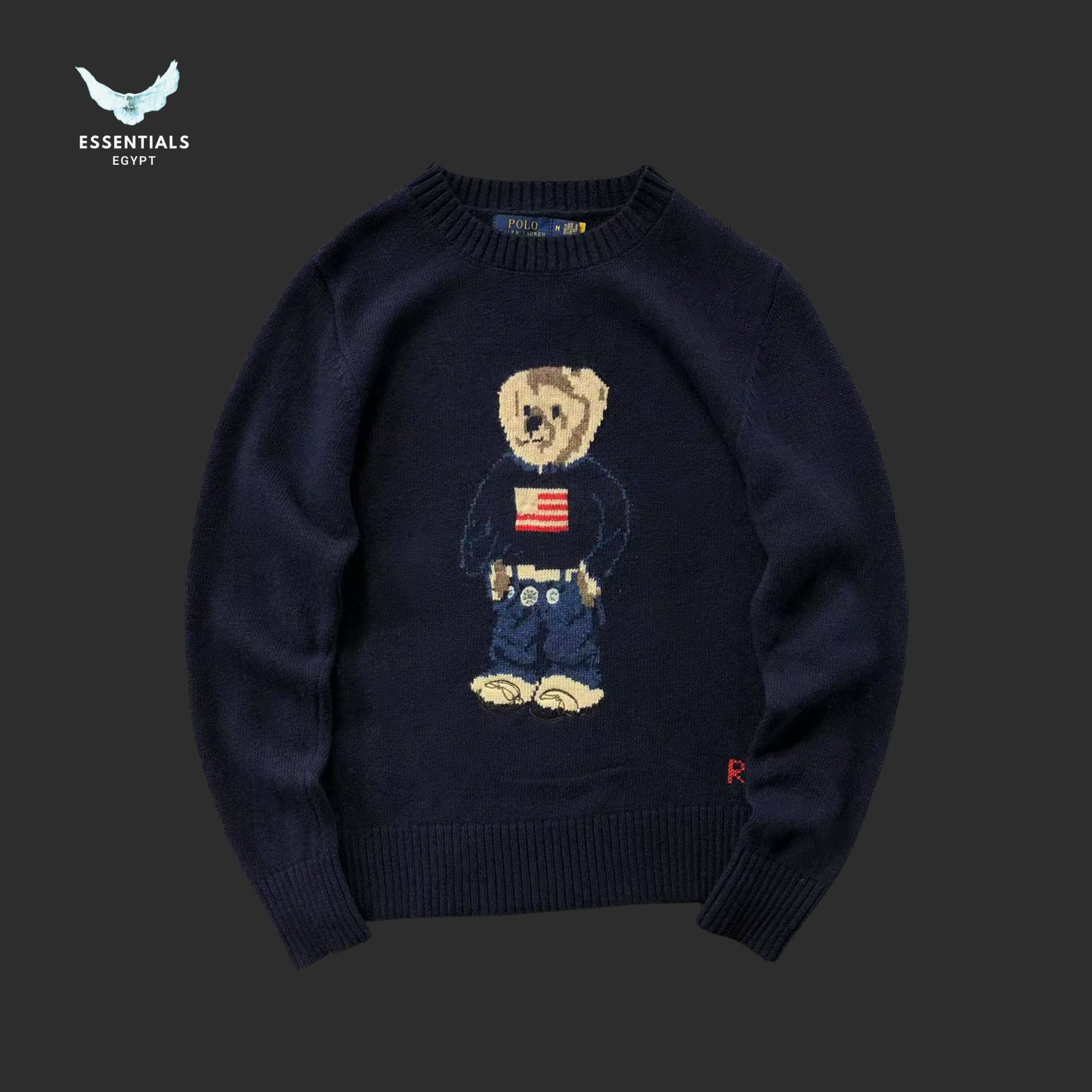 Ralph Lauren Sweatshirt – Polo Bear Flag Knit