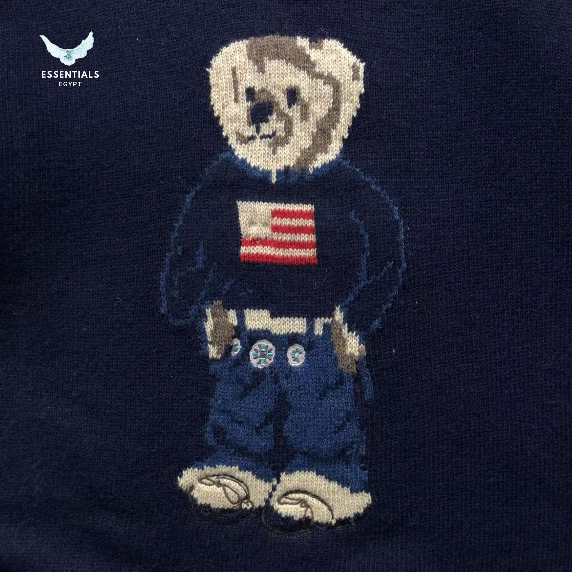 Ralph Lauren Sweatshirt – Polo Bear Flag Knit
