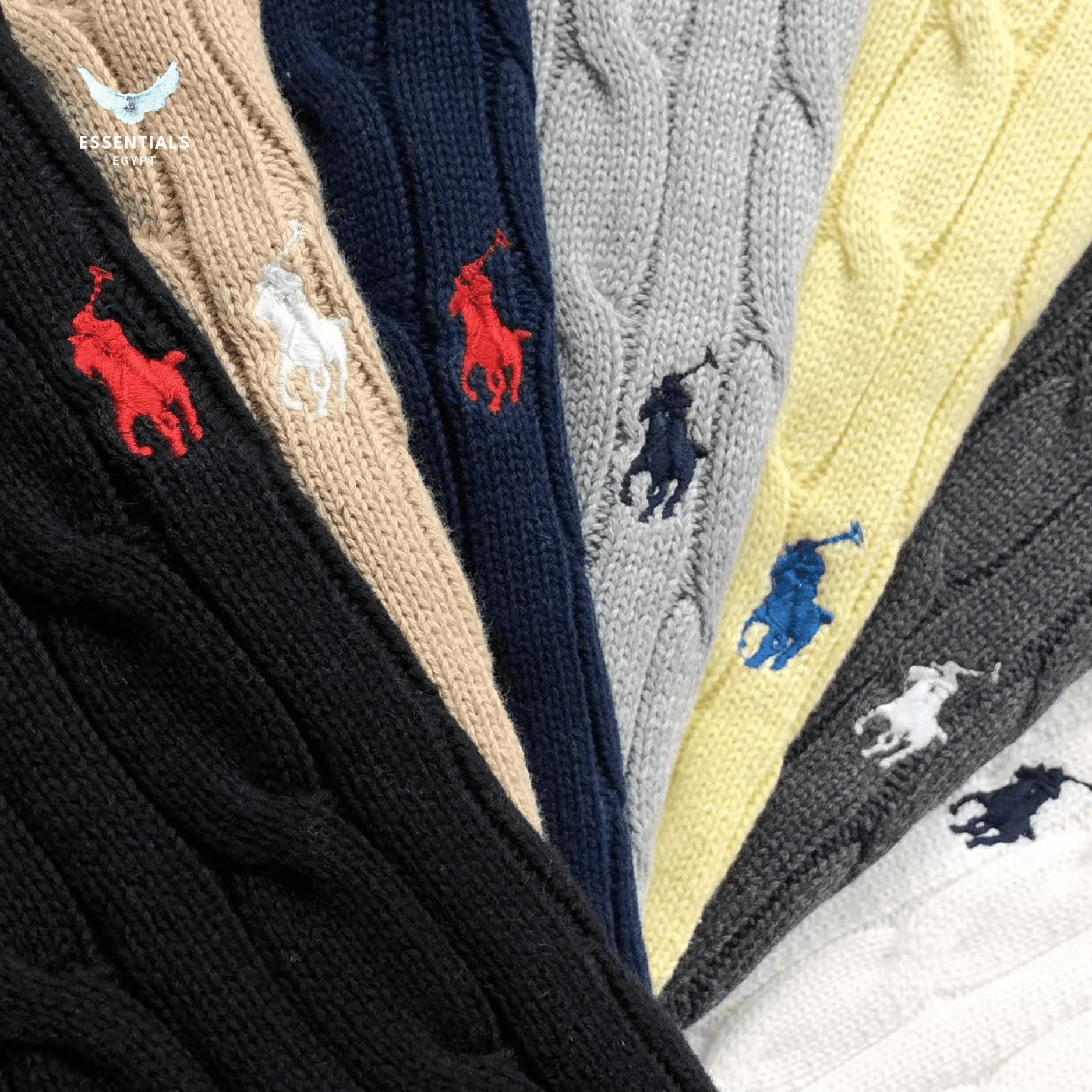 Ralph Lauren Sweater – Cable Knit Collection - ESSENTIALS EGYPT