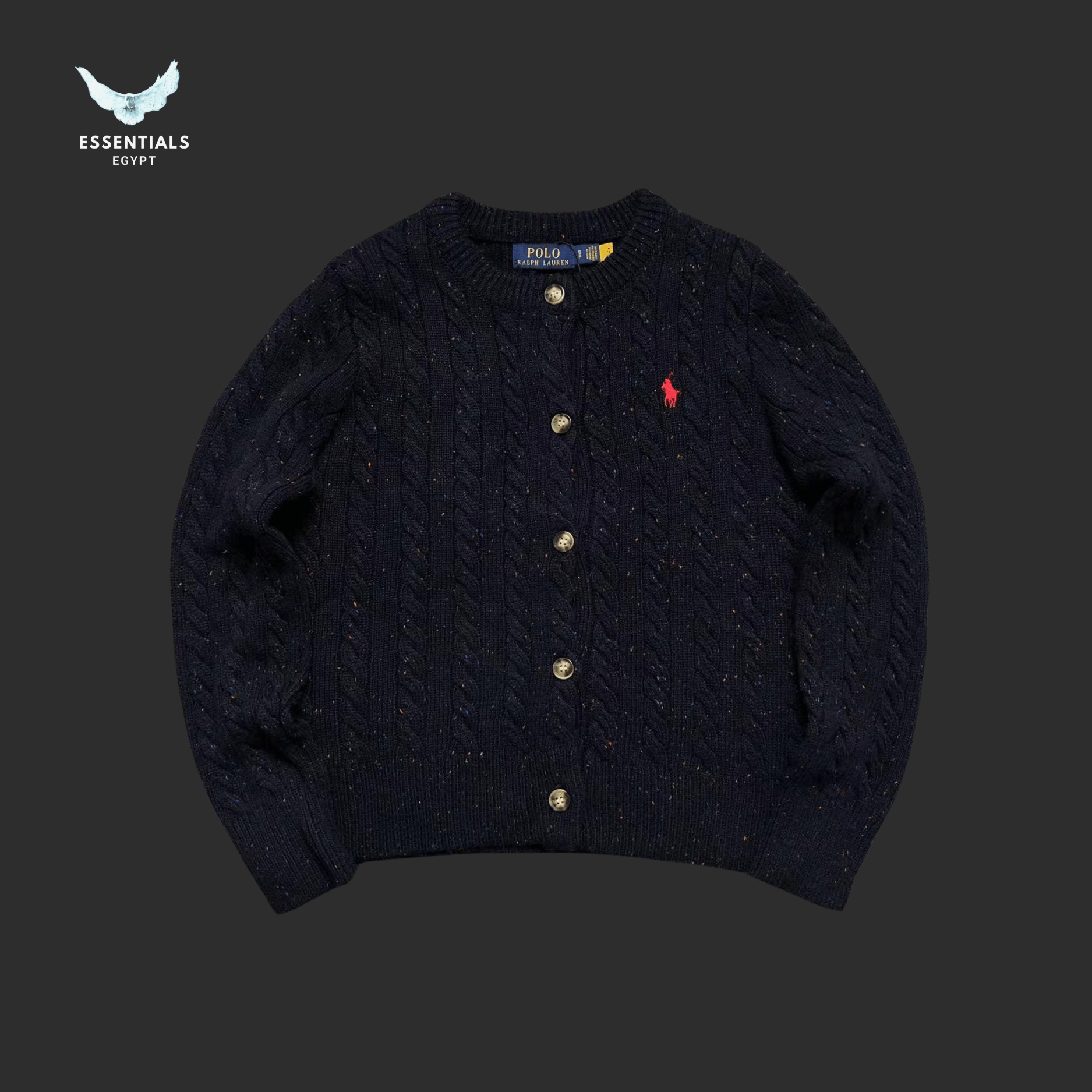 Ralph Lauren Sweater – Women’s Cable Knit Cardigan - ESSENTIALS EGYPT