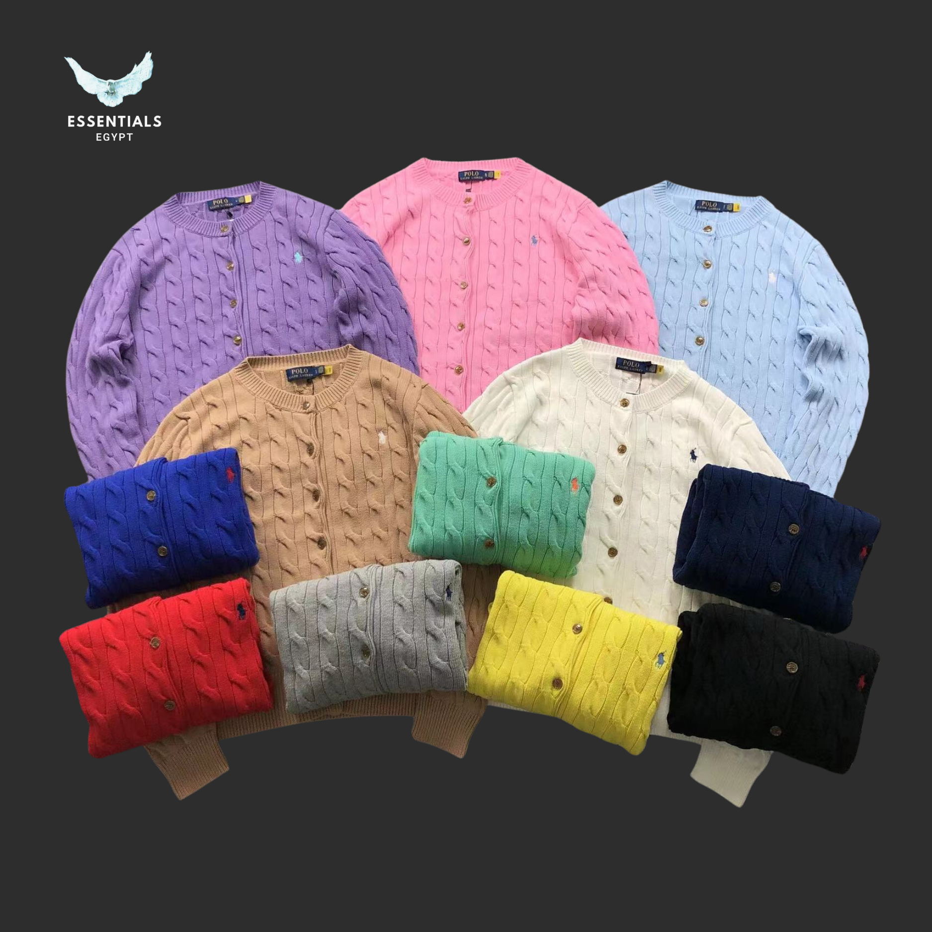 Ralph Lauren Sweater – Cable Knit Pastel Set (Women’s)
