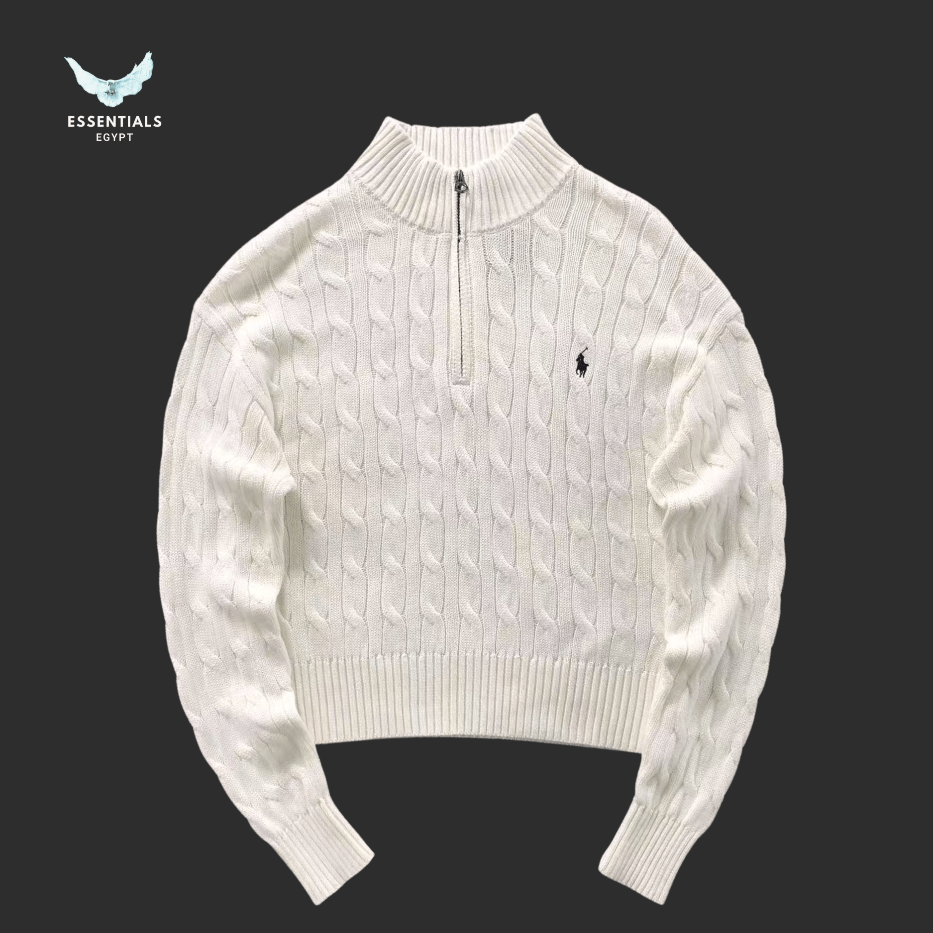 Ralph Lauren Cable Knit Sweater – Multi - Color Collection - ESSENTIALS EGYPT