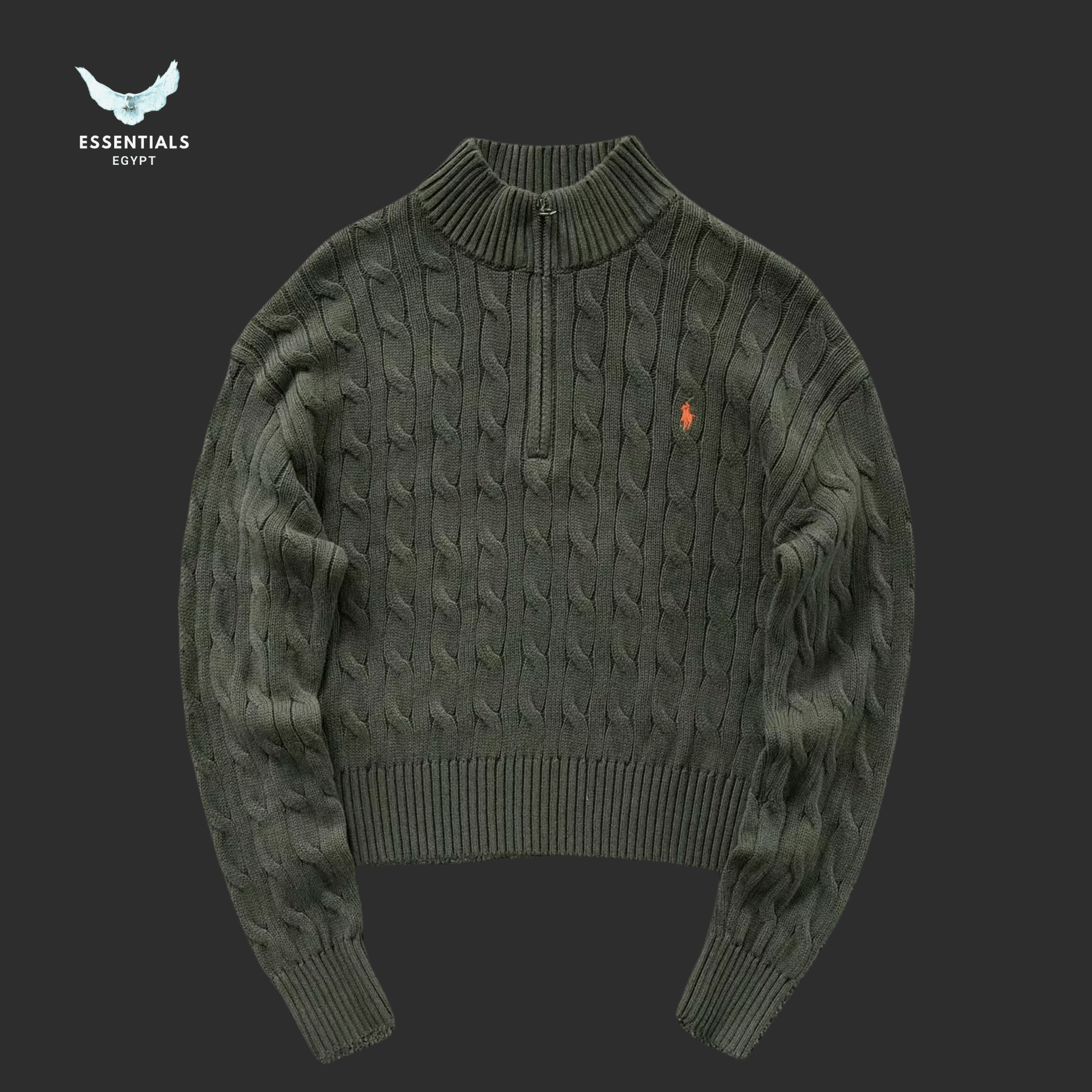 Ralph Lauren Cable Knit Sweater – Multi - Color Collection - ESSENTIALS EGYPT