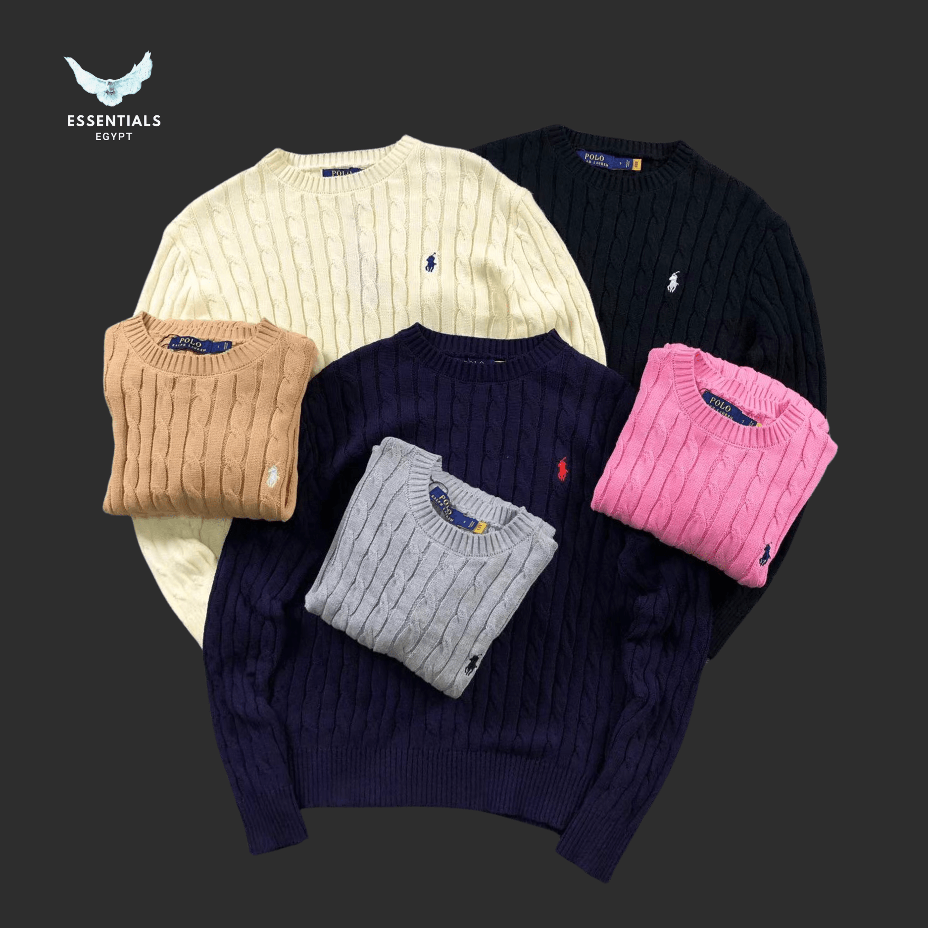 Ralph Lauren Women’s Crewneck Sweater - ESSENTIALS EGYPT