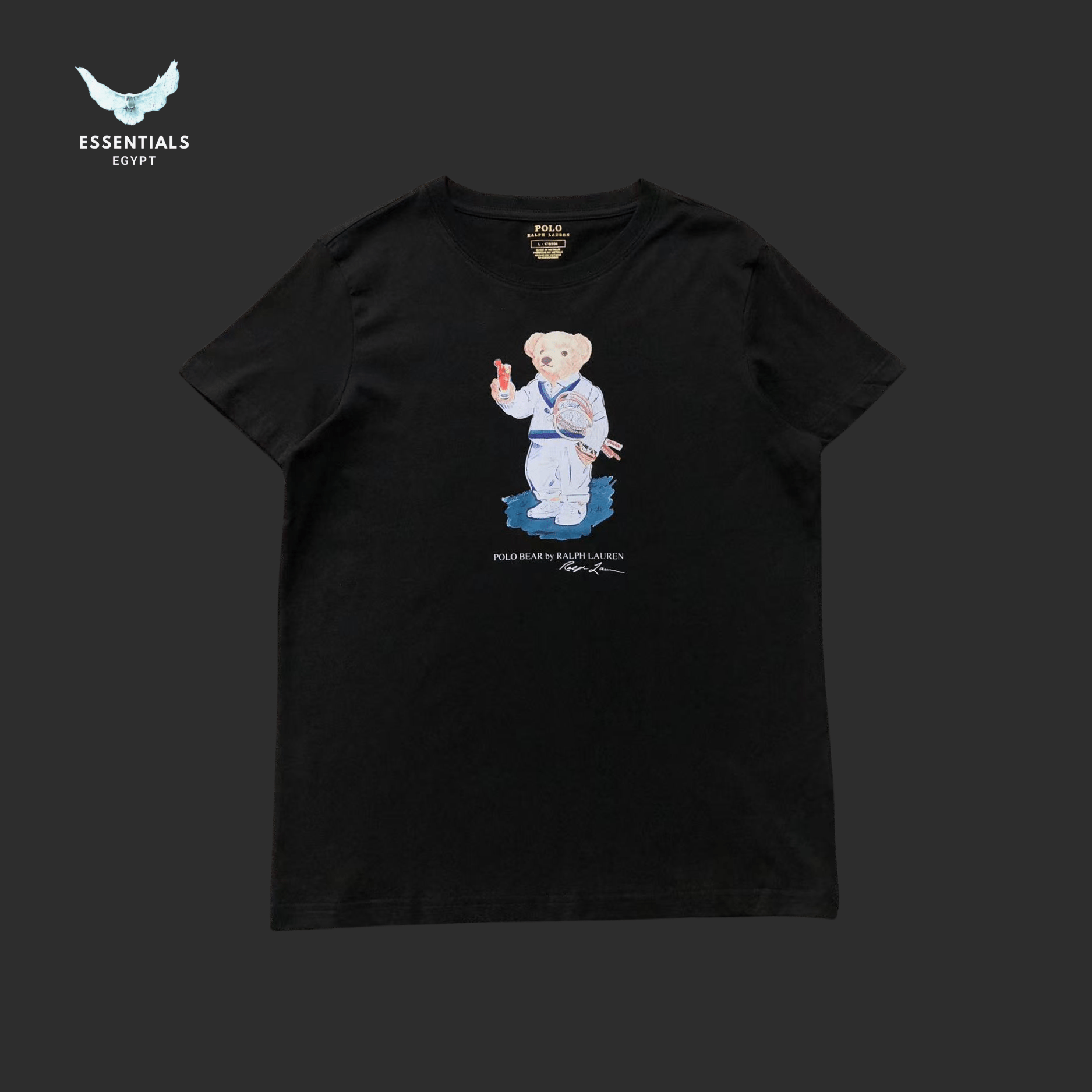 Ralph Lauren T-Shirt – Bear in White Gi - ESSENTIALS EGYPT