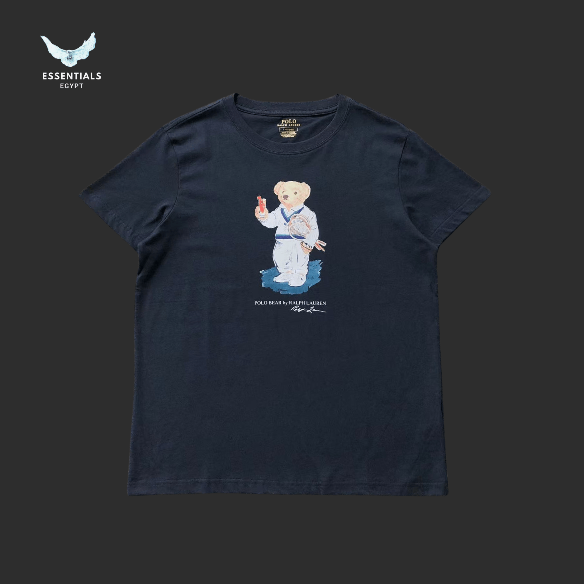 Ralph Lauren T-Shirt – Bear in White Gi - ESSENTIALS EGYPT