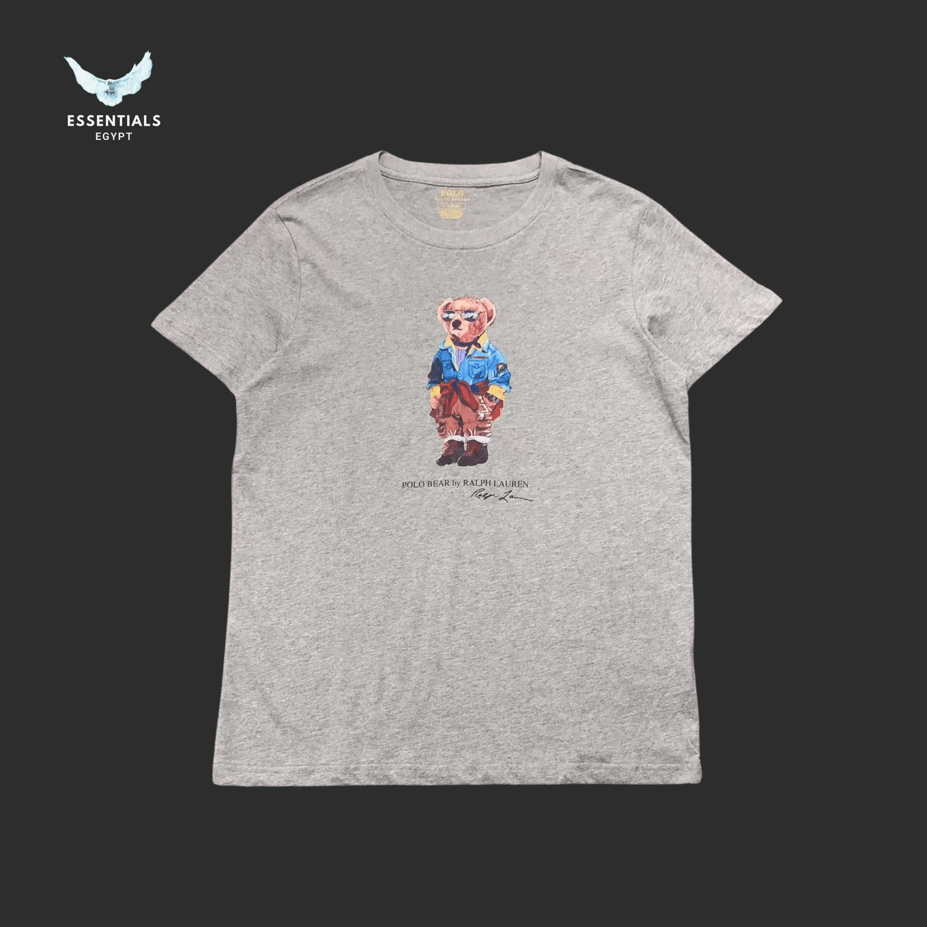 Ralph Lauren T-Shirt – Bear in Denim Jacket - ESSENTIALS EGYPT