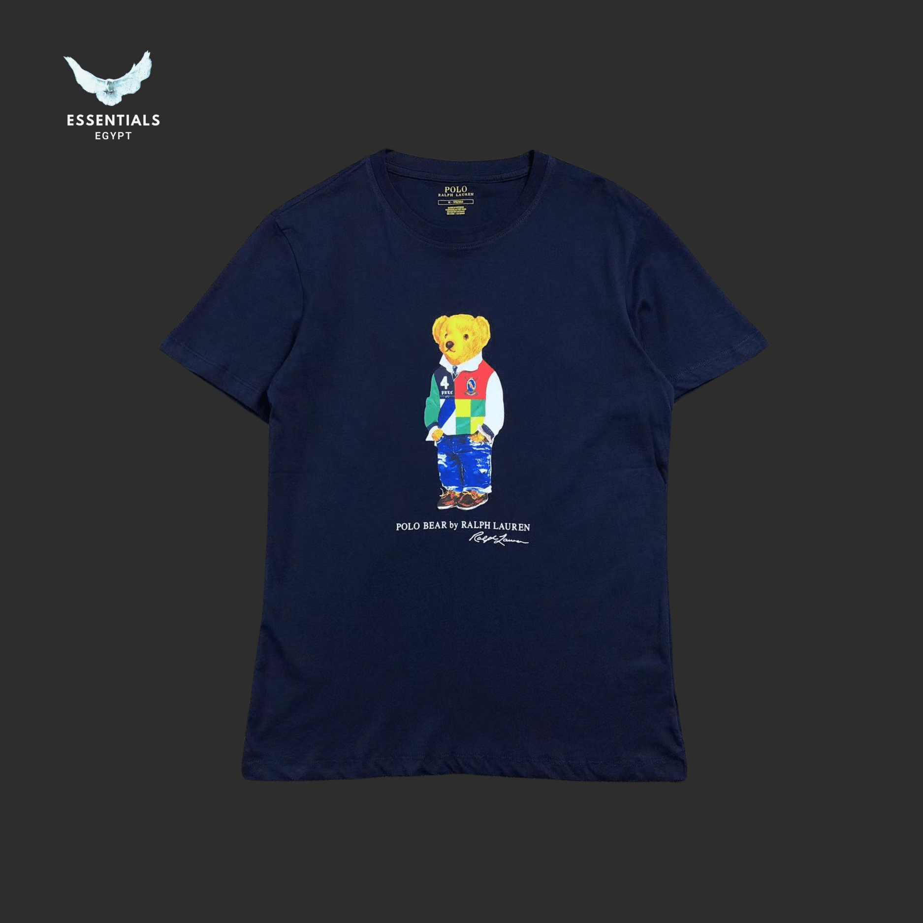 Ralph Lauren T-Shirt – Polo Bear with Rugby Ball - ESSENTIALS EGYPT
