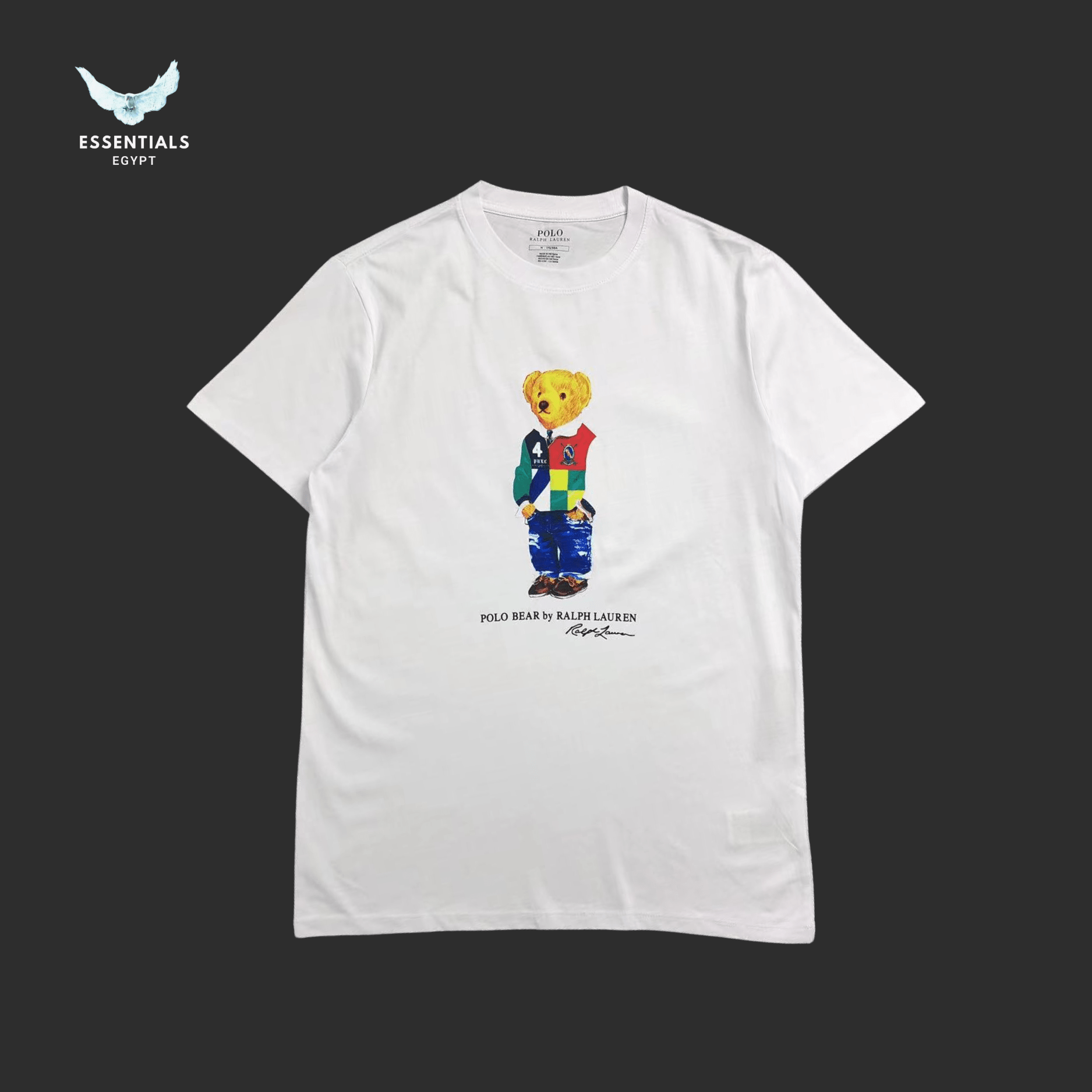 Ralph Lauren T-Shirt – Polo Bear with Rugby Ball - ESSENTIALS EGYPT