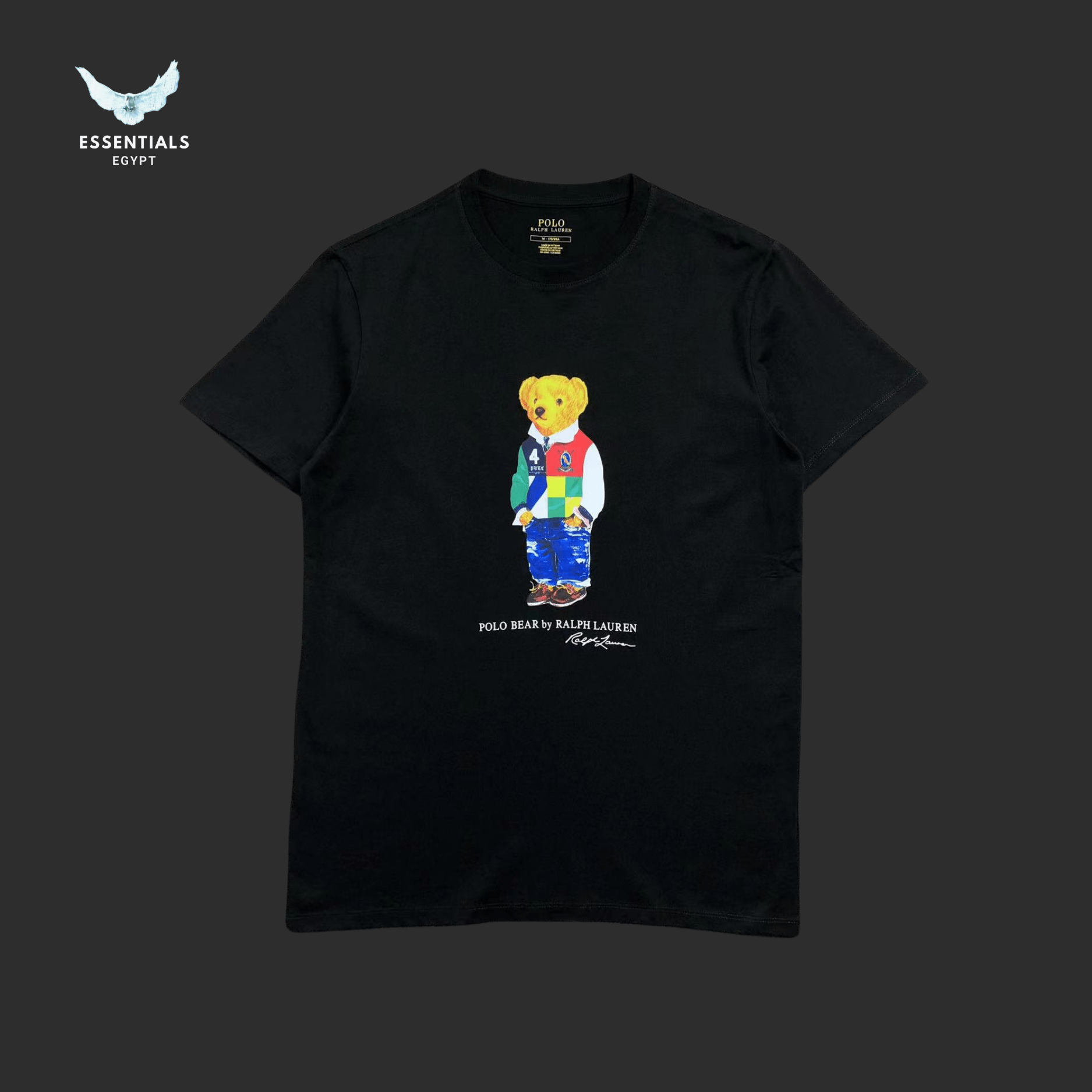 Ralph Lauren T-Shirt – Polo Bear with Rugby Ball - ESSENTIALS EGYPT