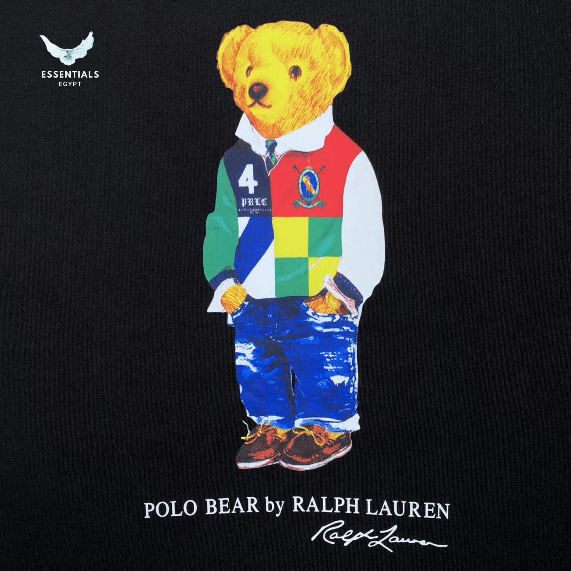 Ralph Lauren T-Shirt – Polo Bear with Rugby Ball - ESSENTIALS EGYPT