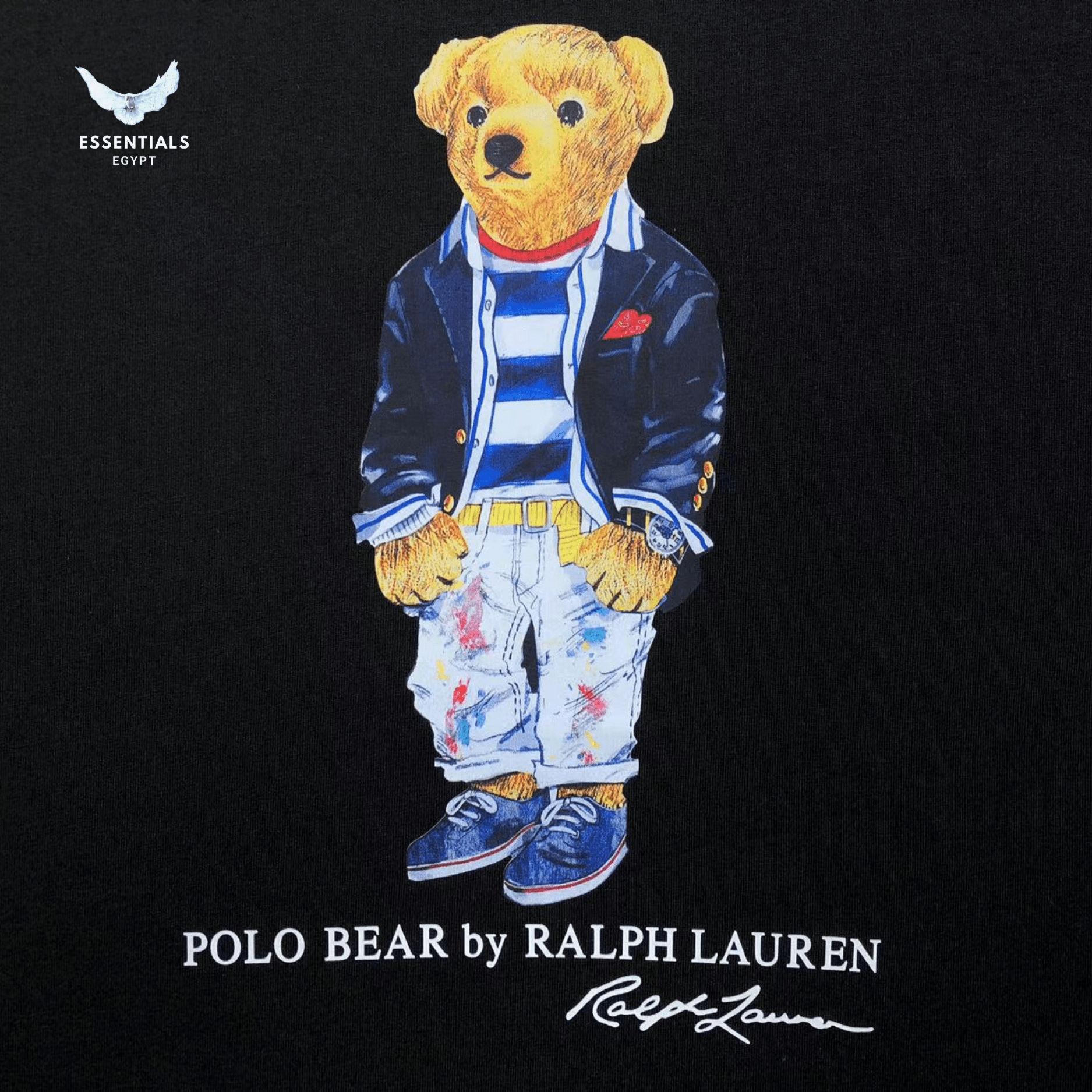 Ralph Lauren T-Shirt – Bear Graphic - ESSENTIALS EGYPT