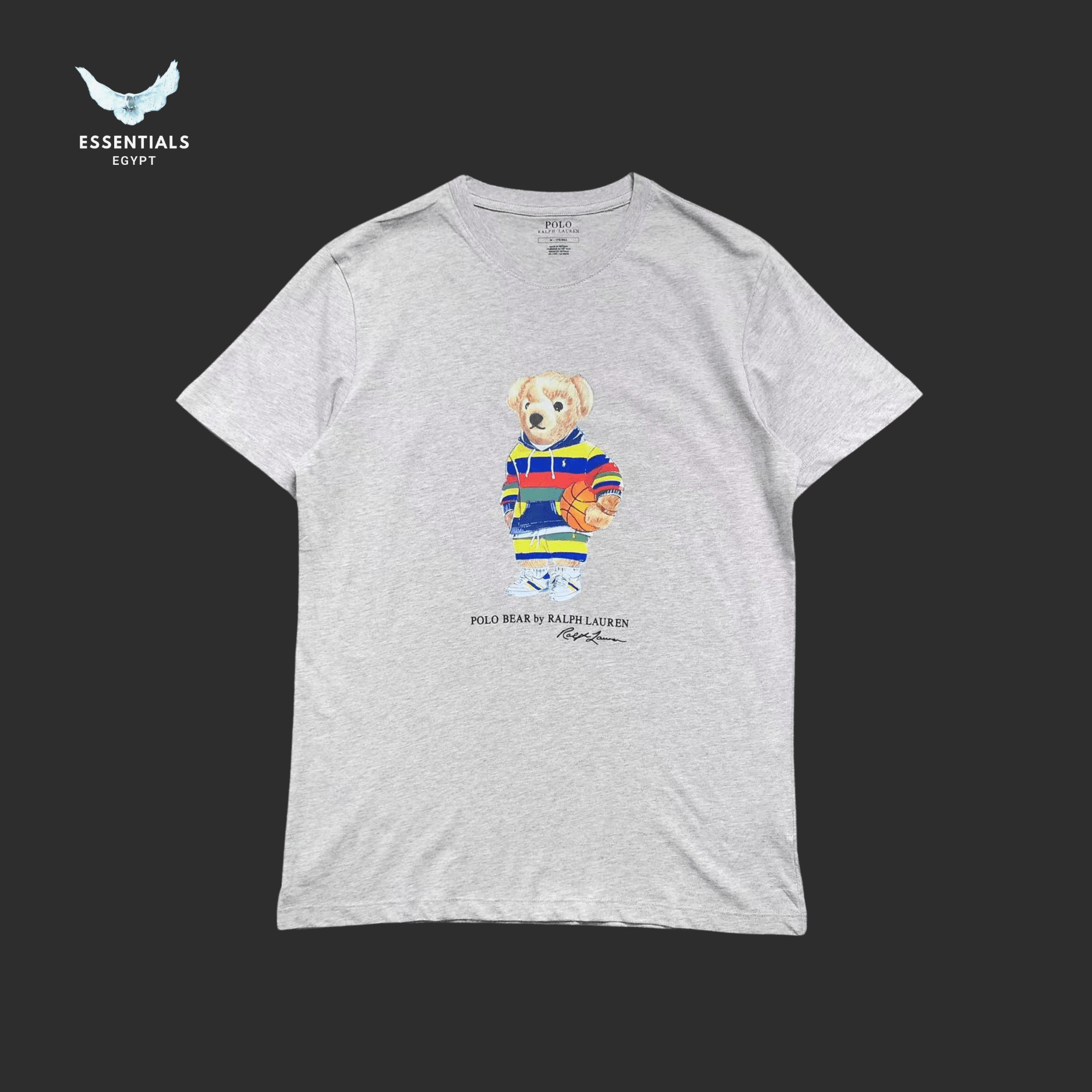 Ralph Lauren T-Shirt – Bear with Rugby Ball - ESSENTIALS EGYPT