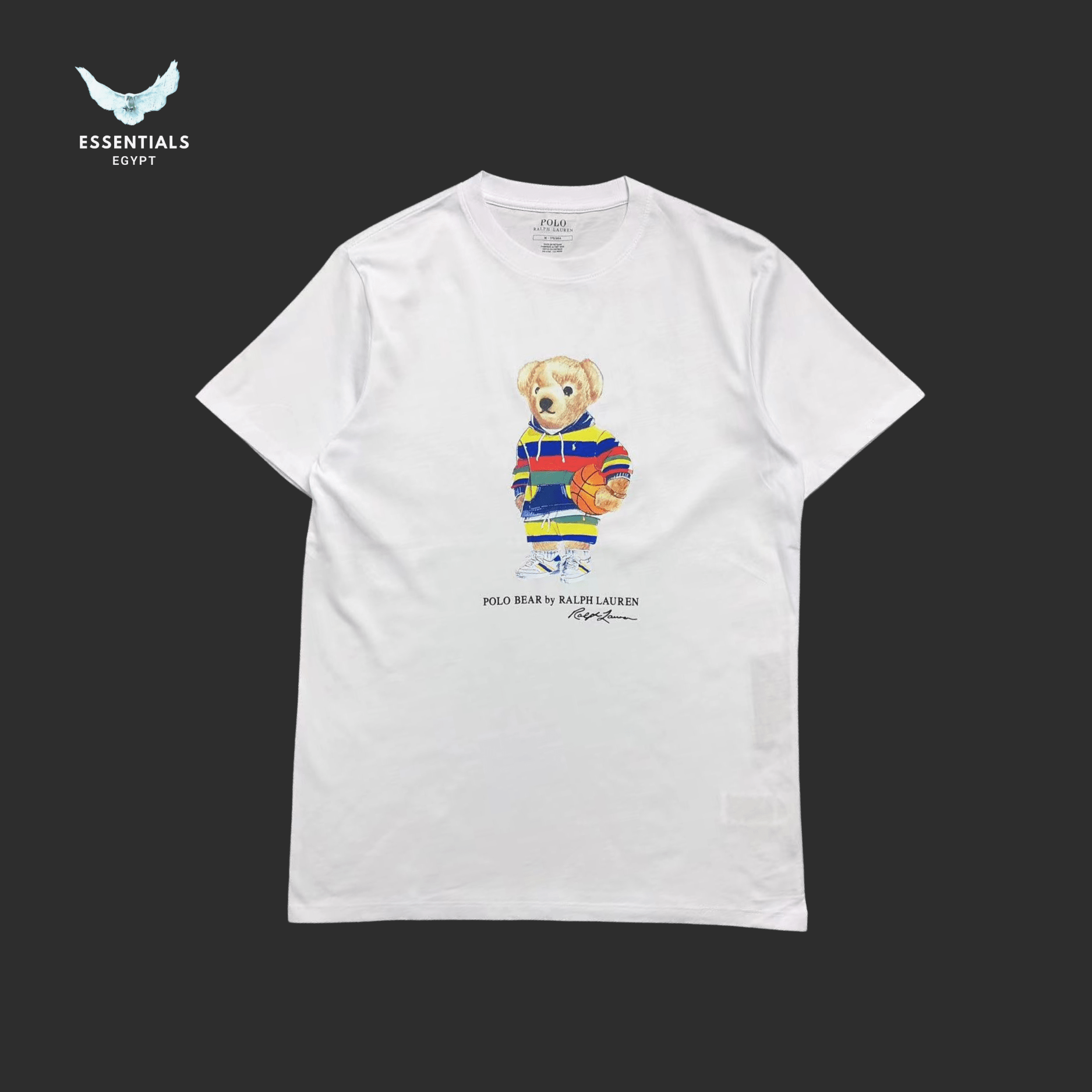 Ralph Lauren T-Shirt – Bear with Rugby Ball - ESSENTIALS EGYPT