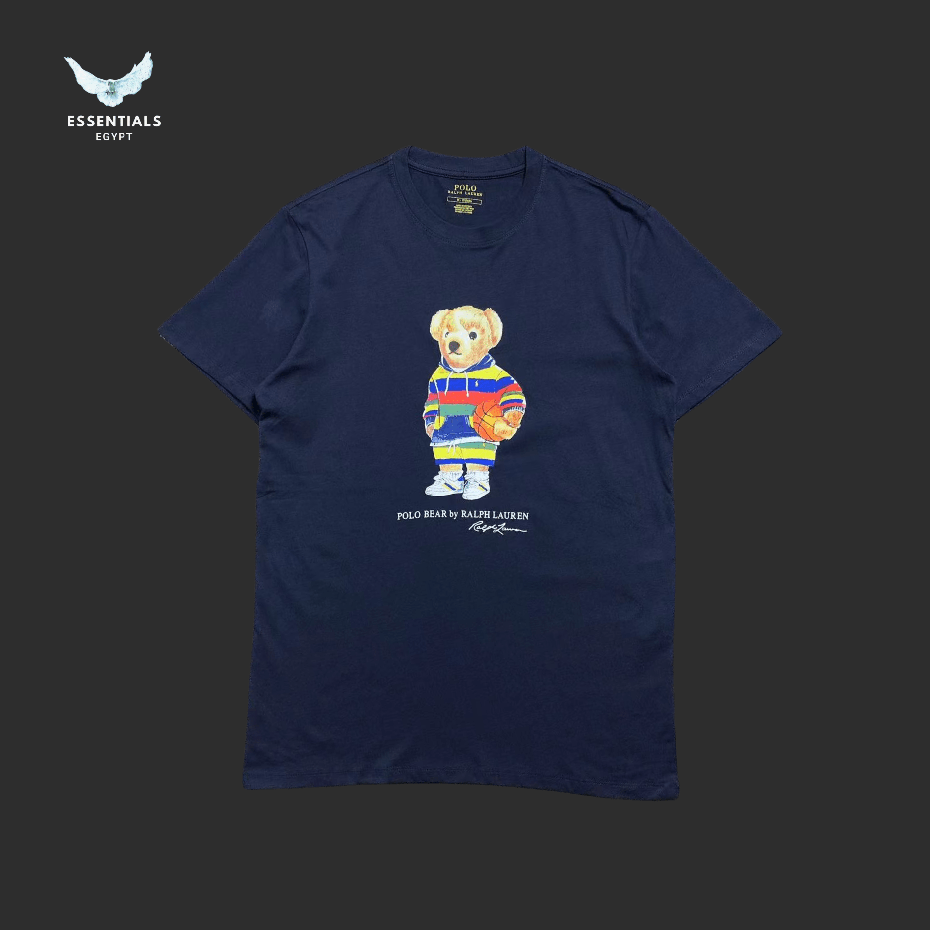 Ralph Lauren T-Shirt – Bear with Rugby Ball - ESSENTIALS EGYPT