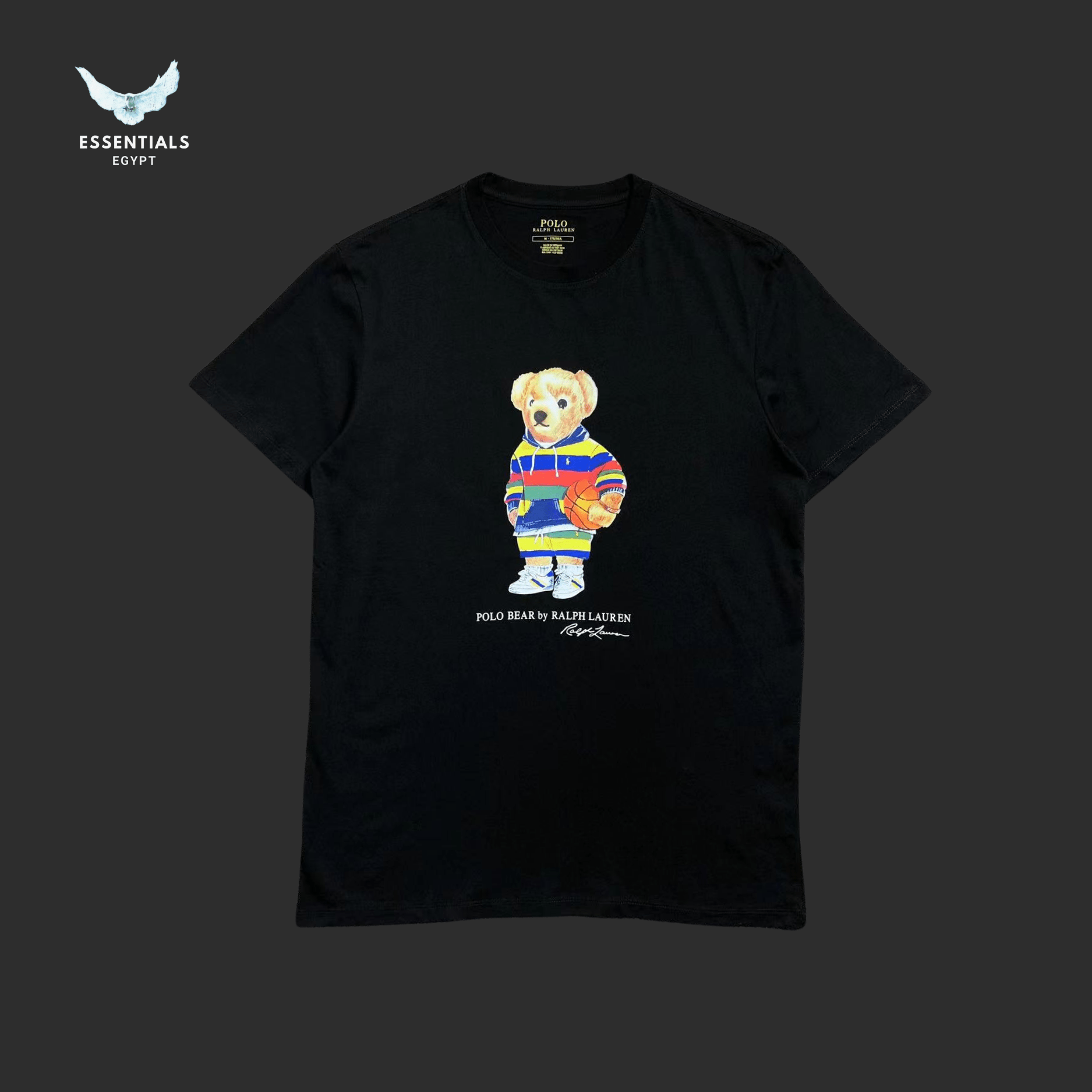 Ralph Lauren T-Shirt – Bear with Rugby Ball - ESSENTIALS EGYPT