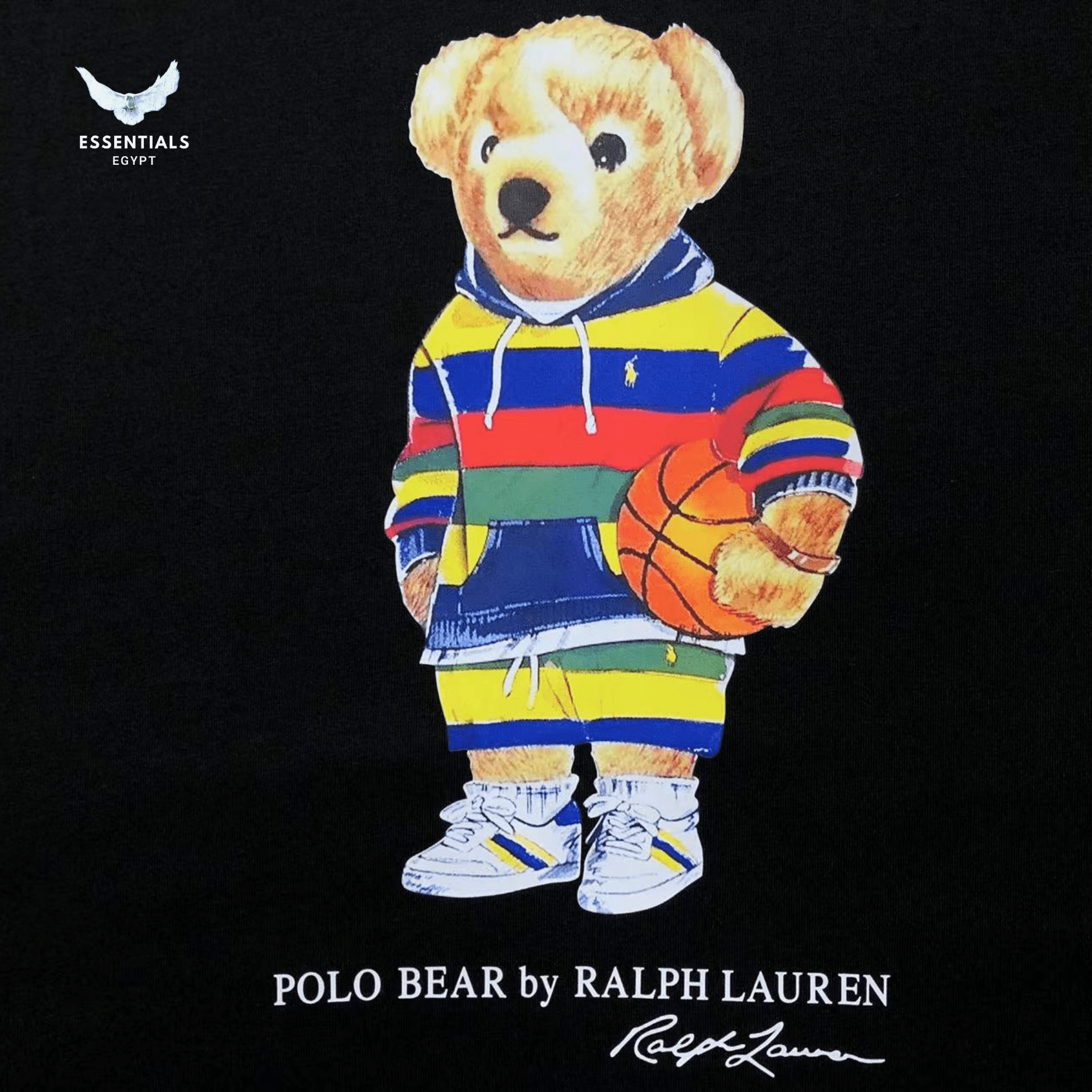 Ralph Lauren T-Shirt – Bear with Rugby Ball - ESSENTIALS EGYPT