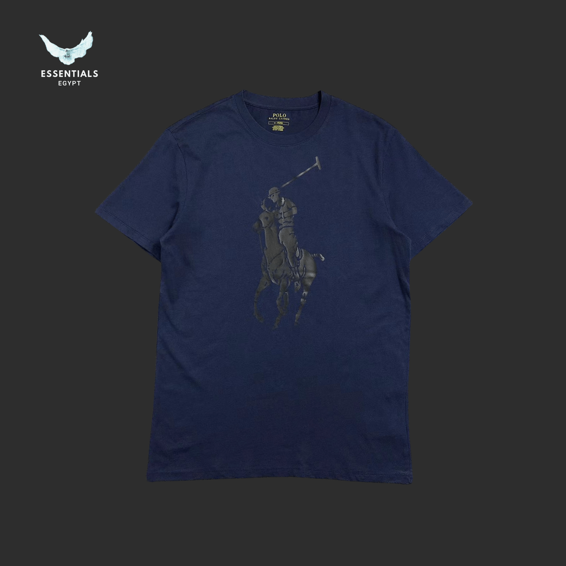 Ralph Lauren T-Shirt – Large Polo Horse Graphic - ESSENTIALS EGYPT