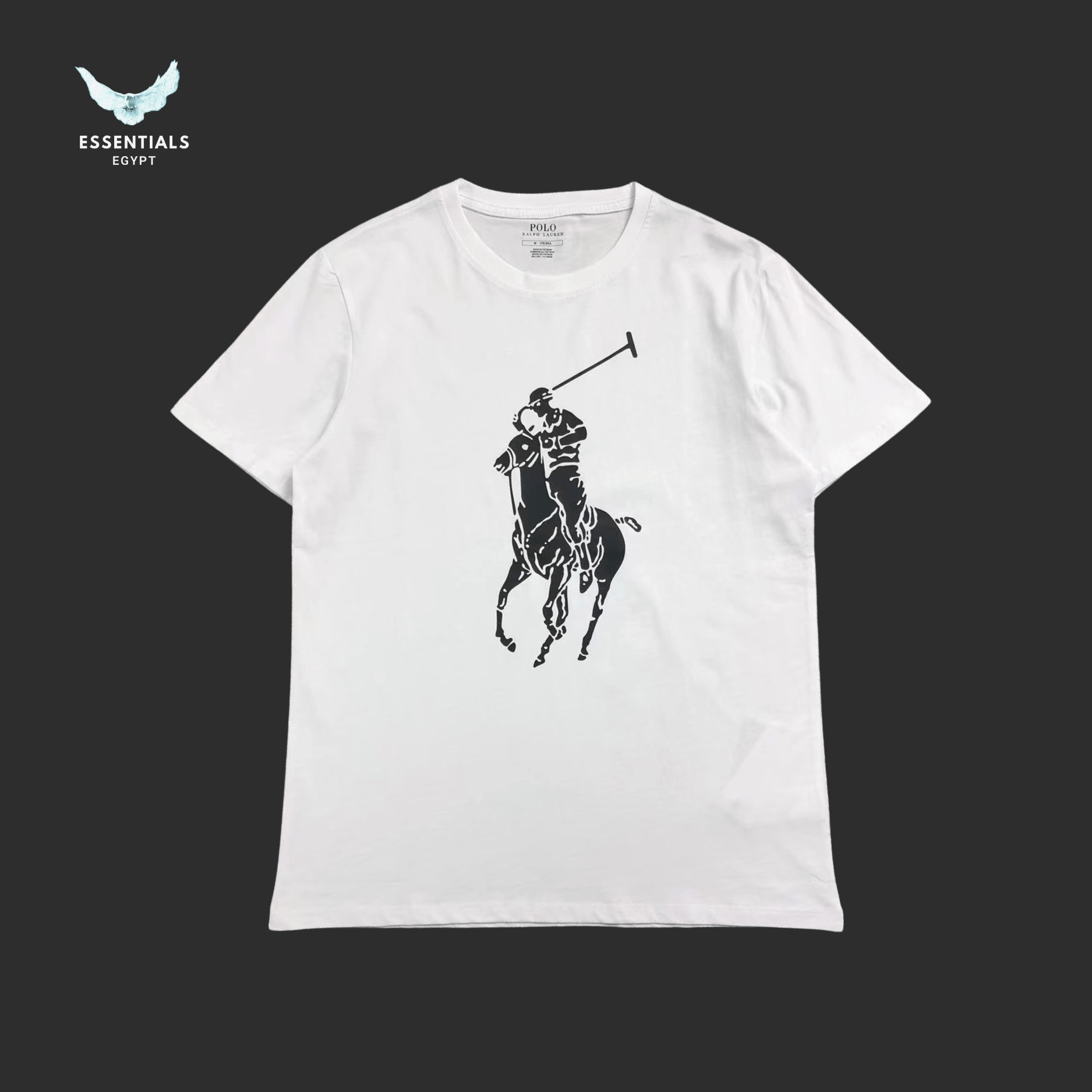 Ralph Lauren T-Shirt – Large Polo Horse Graphic - ESSENTIALS EGYPT