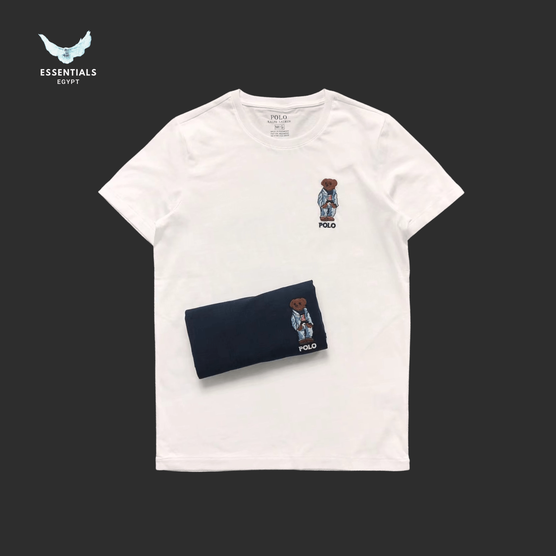 Ralph Lauren T-Shirt – Mini Polo Bear Print - ESSENTIALS EGYPT