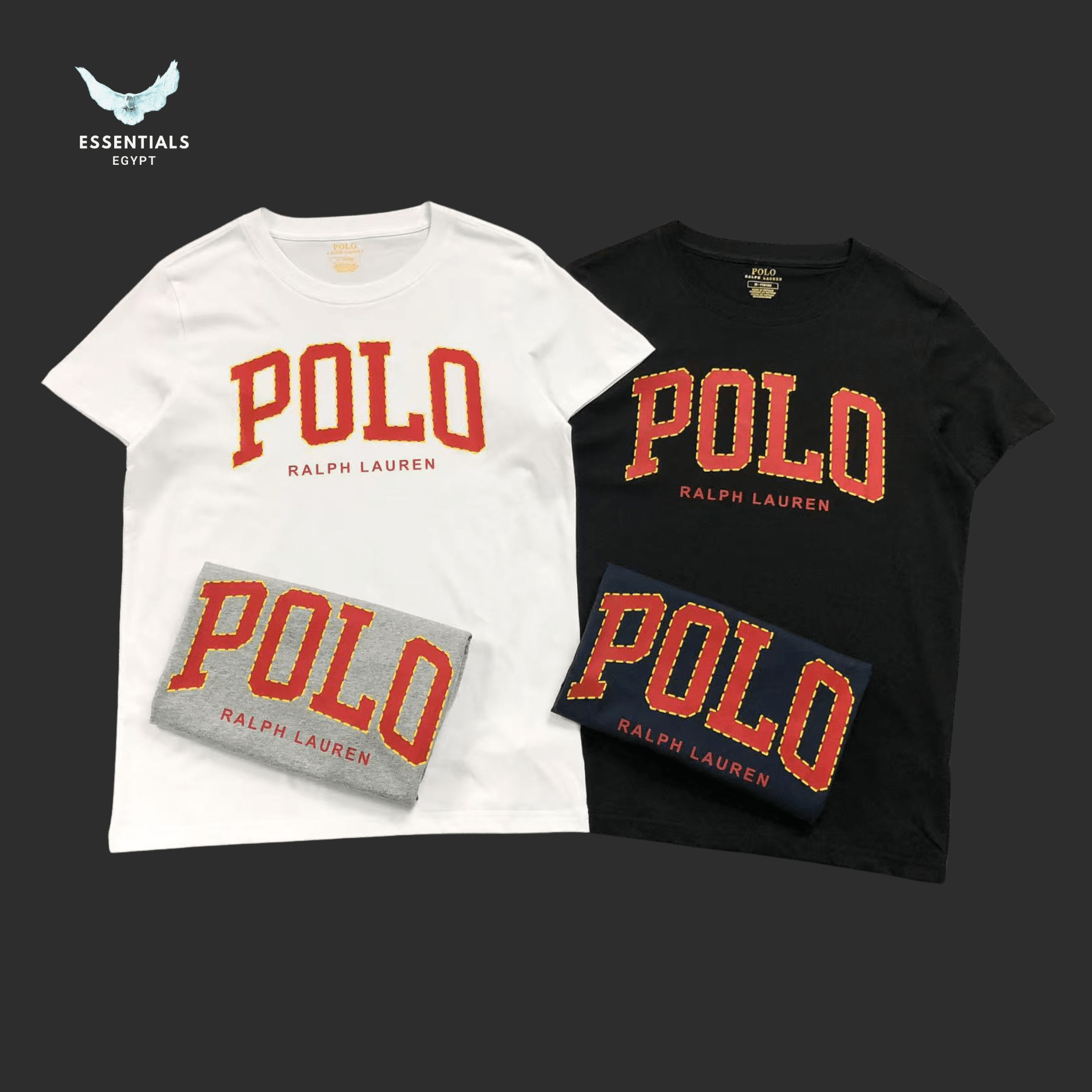 Ralph Lauren T-Shirt – Triple Polo Block Logo - ESSENTIALS EGYPT