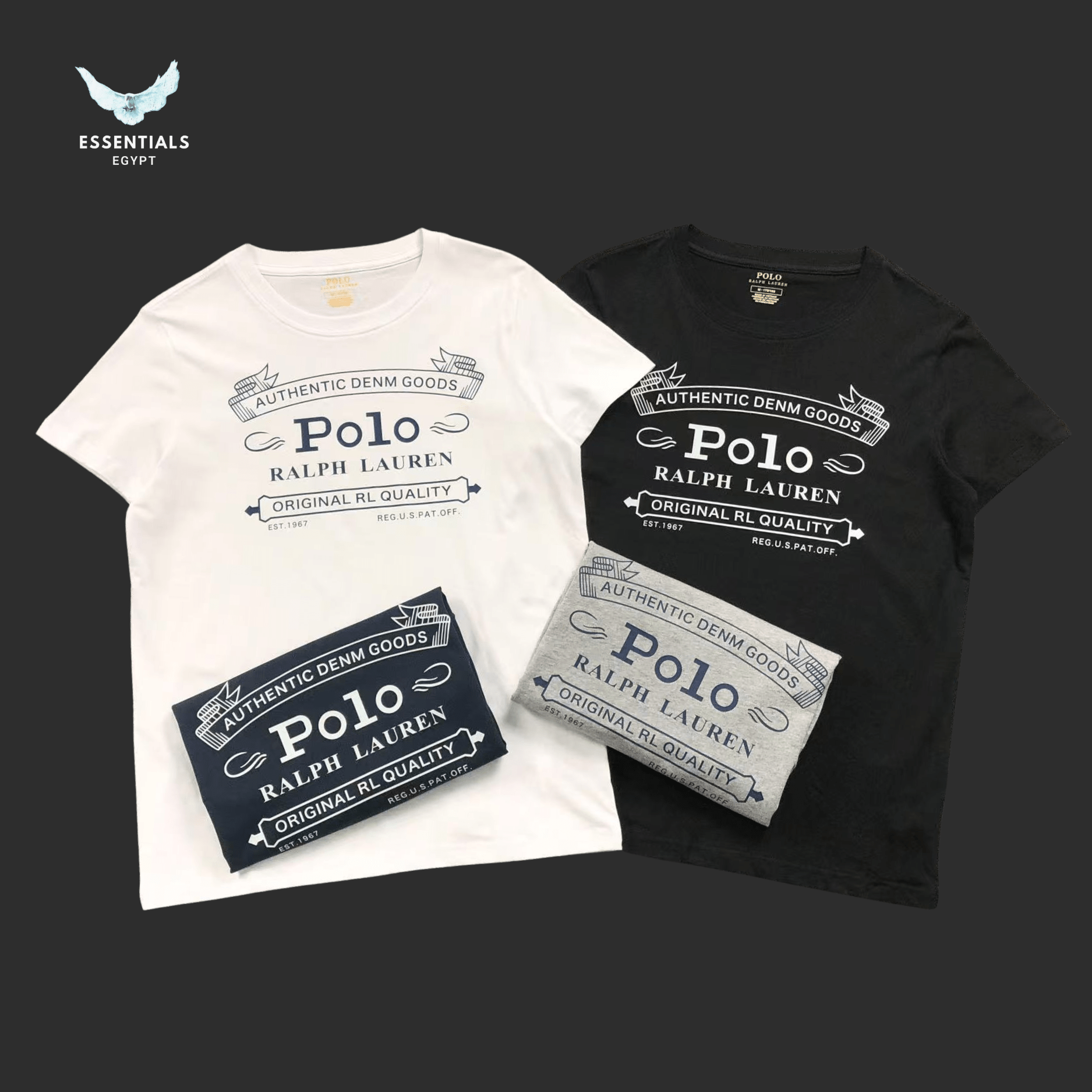 Ralph Lauren T-Shirt – Monogram Label Logo - ESSENTIALS EGYPT