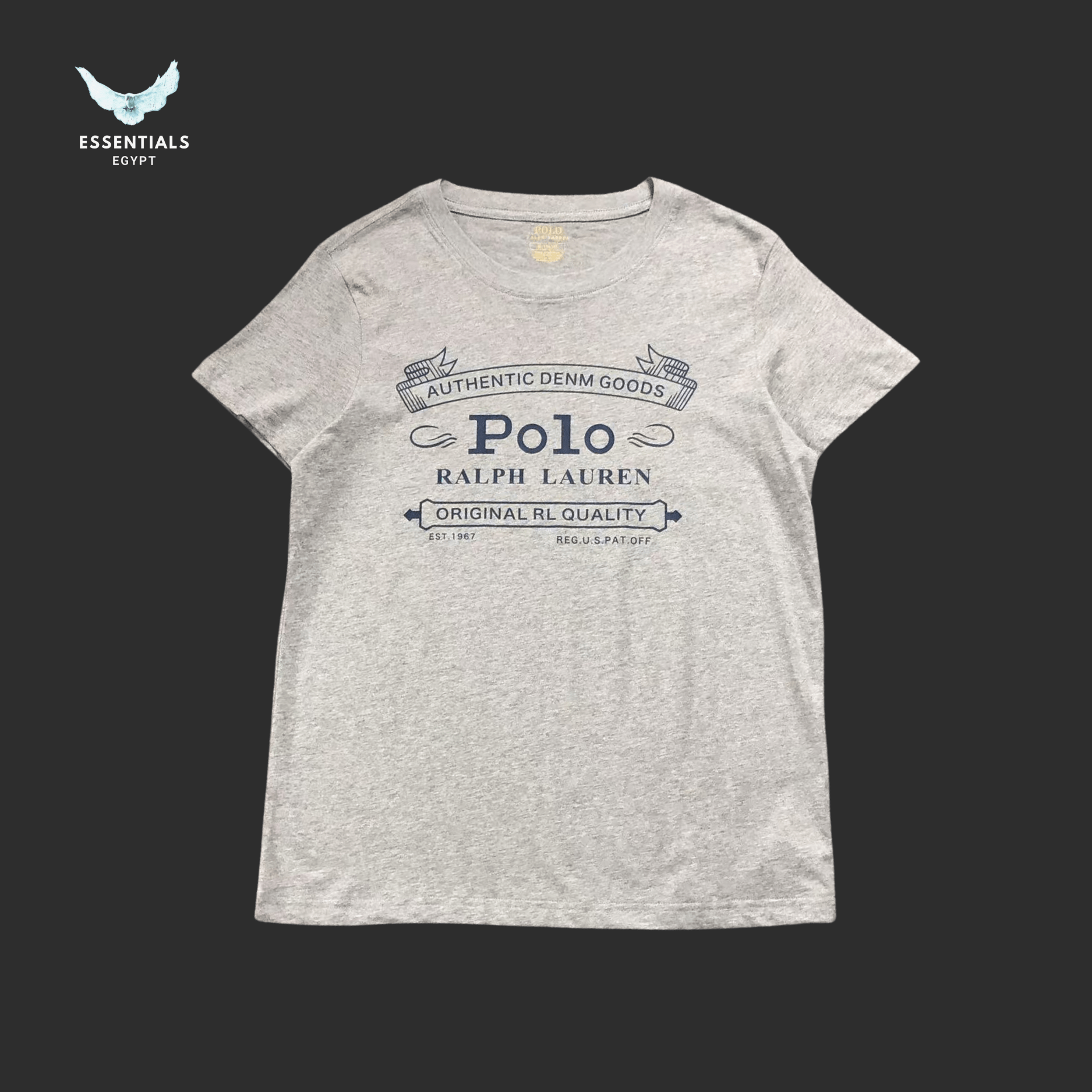 Ralph Lauren T-Shirt – Monogram Label Logo - ESSENTIALS EGYPT