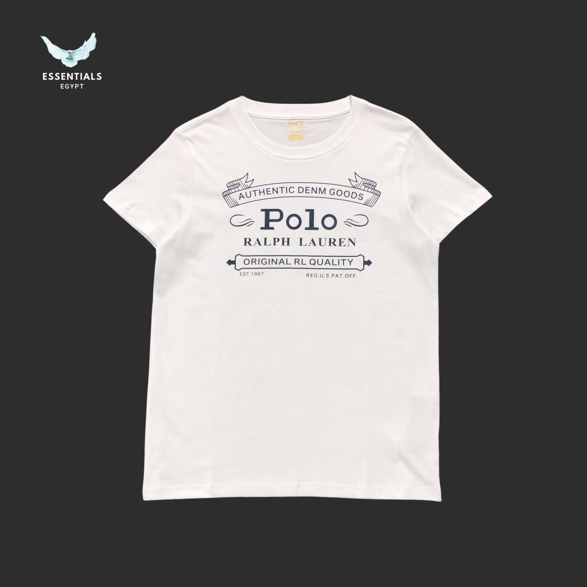 Ralph Lauren T-Shirt – Monogram Label Logo - ESSENTIALS EGYPT