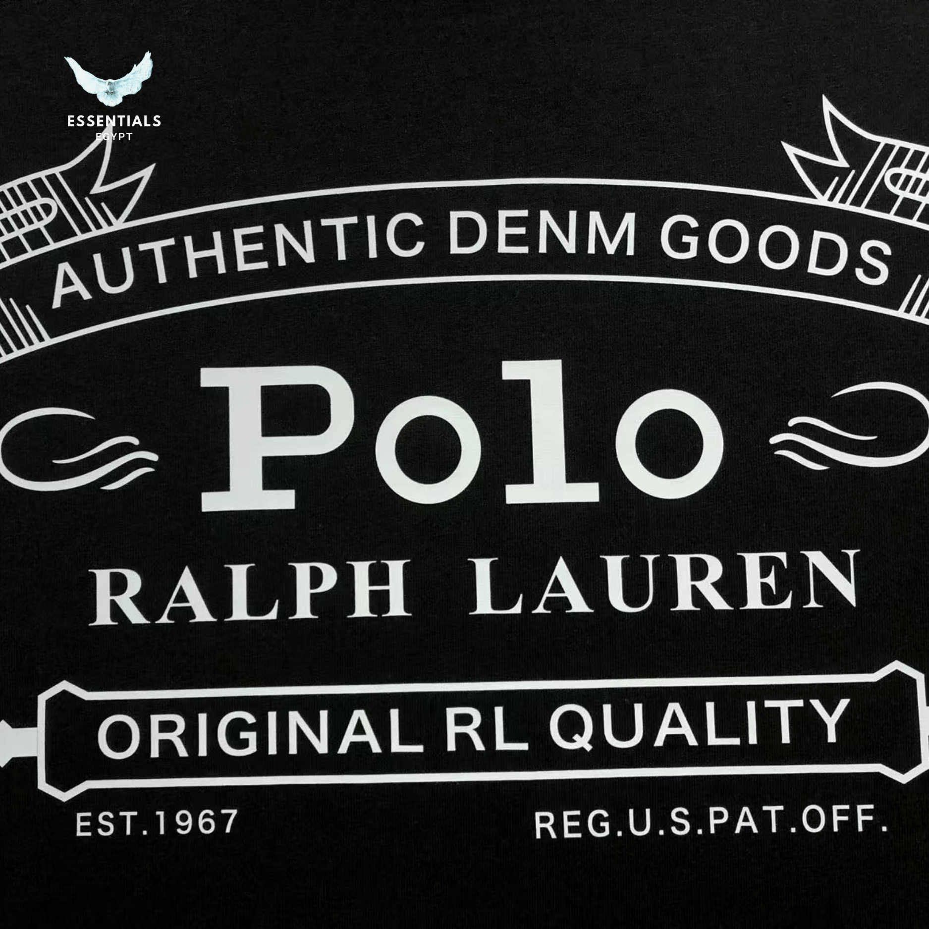Ralph Lauren T-Shirt – Monogram Label Logo - ESSENTIALS EGYPT