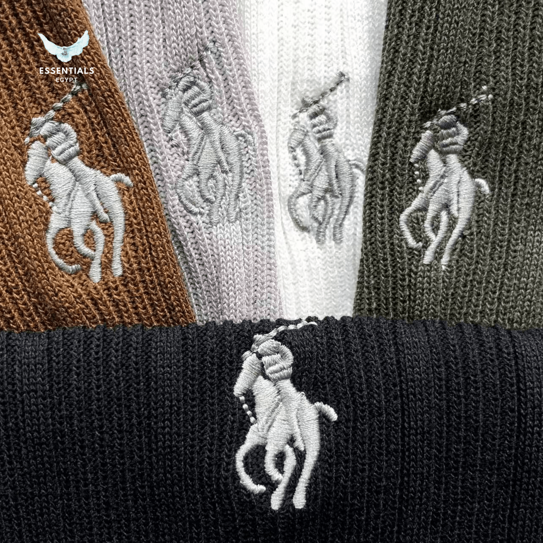 Ralph Lauren T-Shirt – Ribbed Knit Edition - ESSENTIALS EGYPT