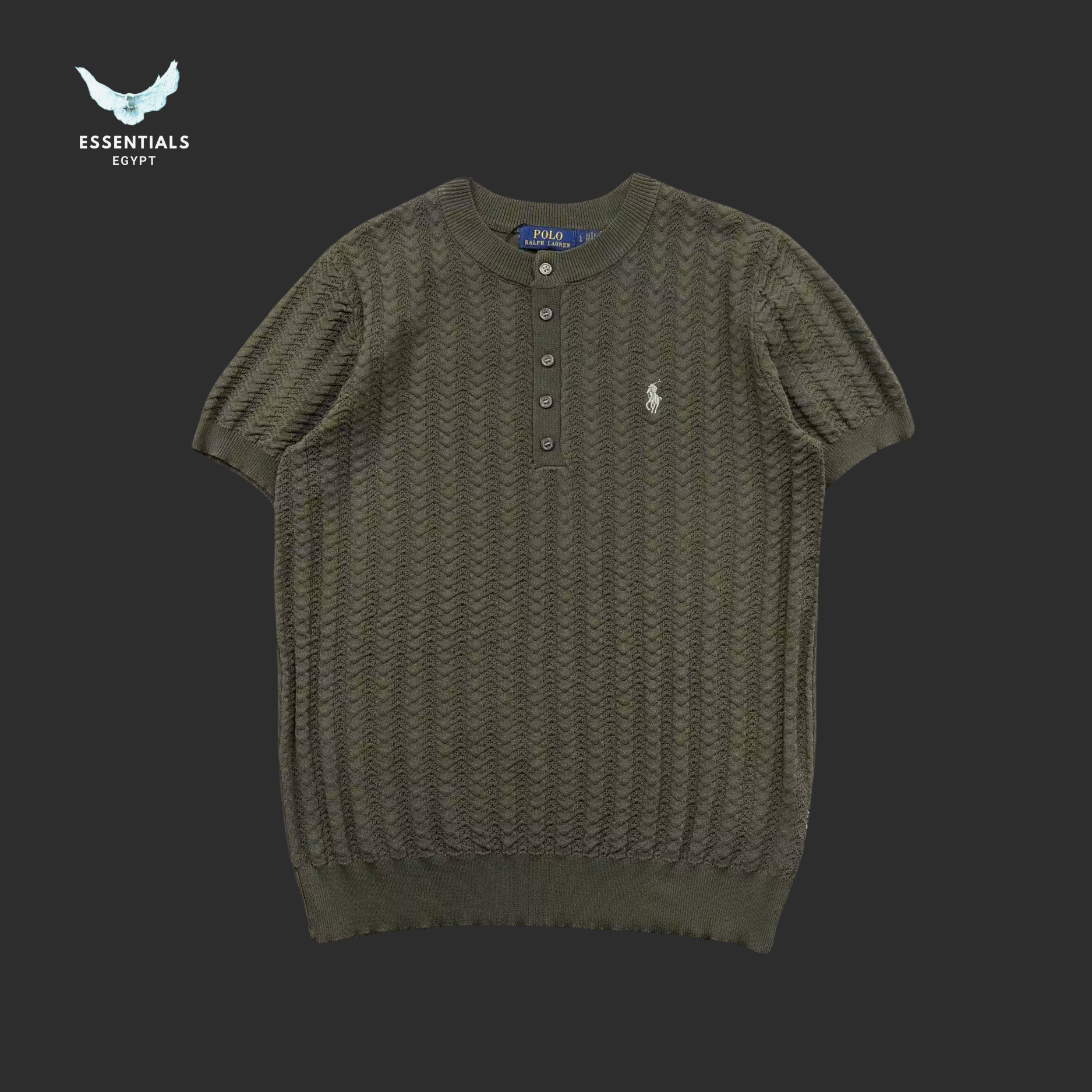 Ralph Lauren T-Shirt – Cable Knit Henley