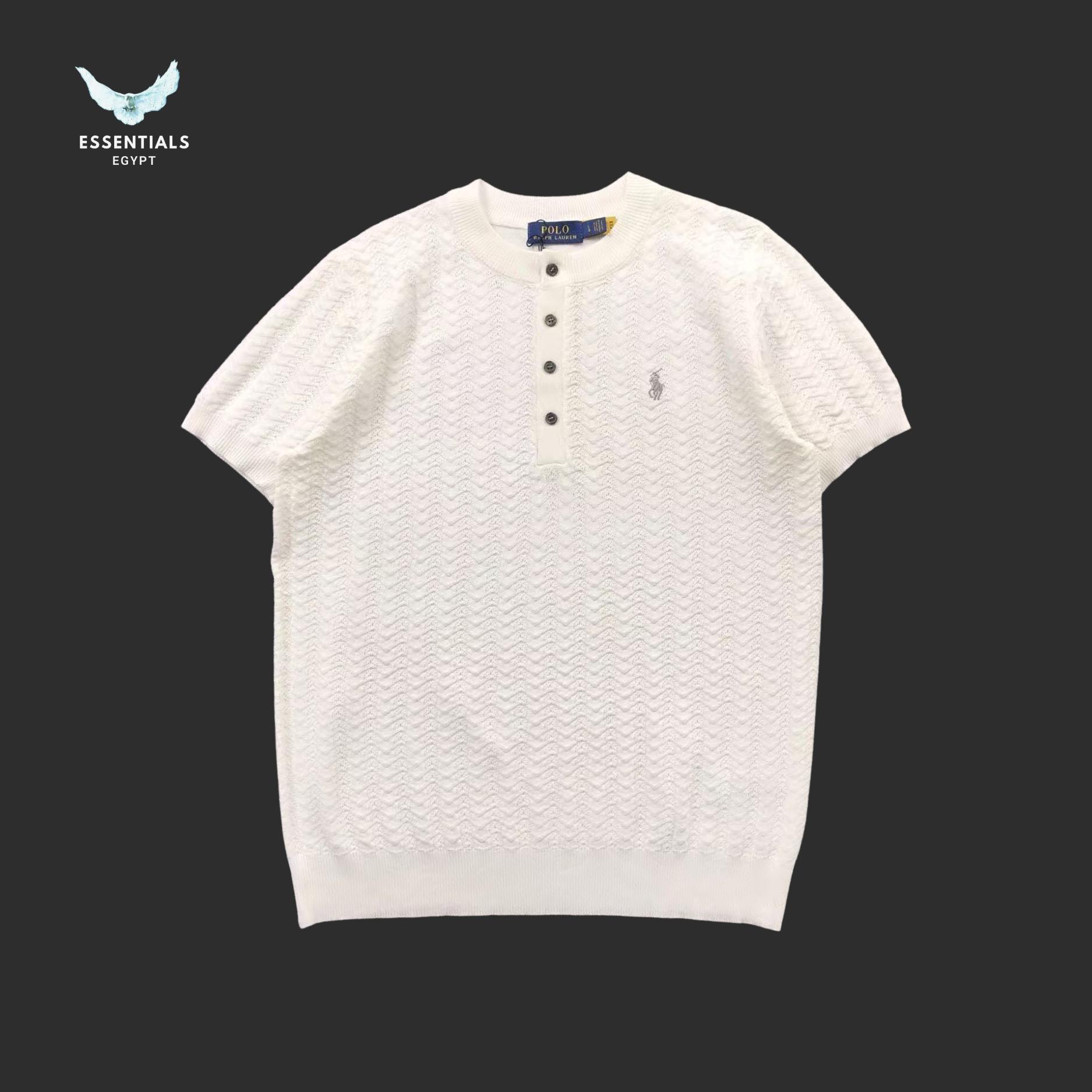 Ralph Lauren T-Shirt – Cable Knit Henley