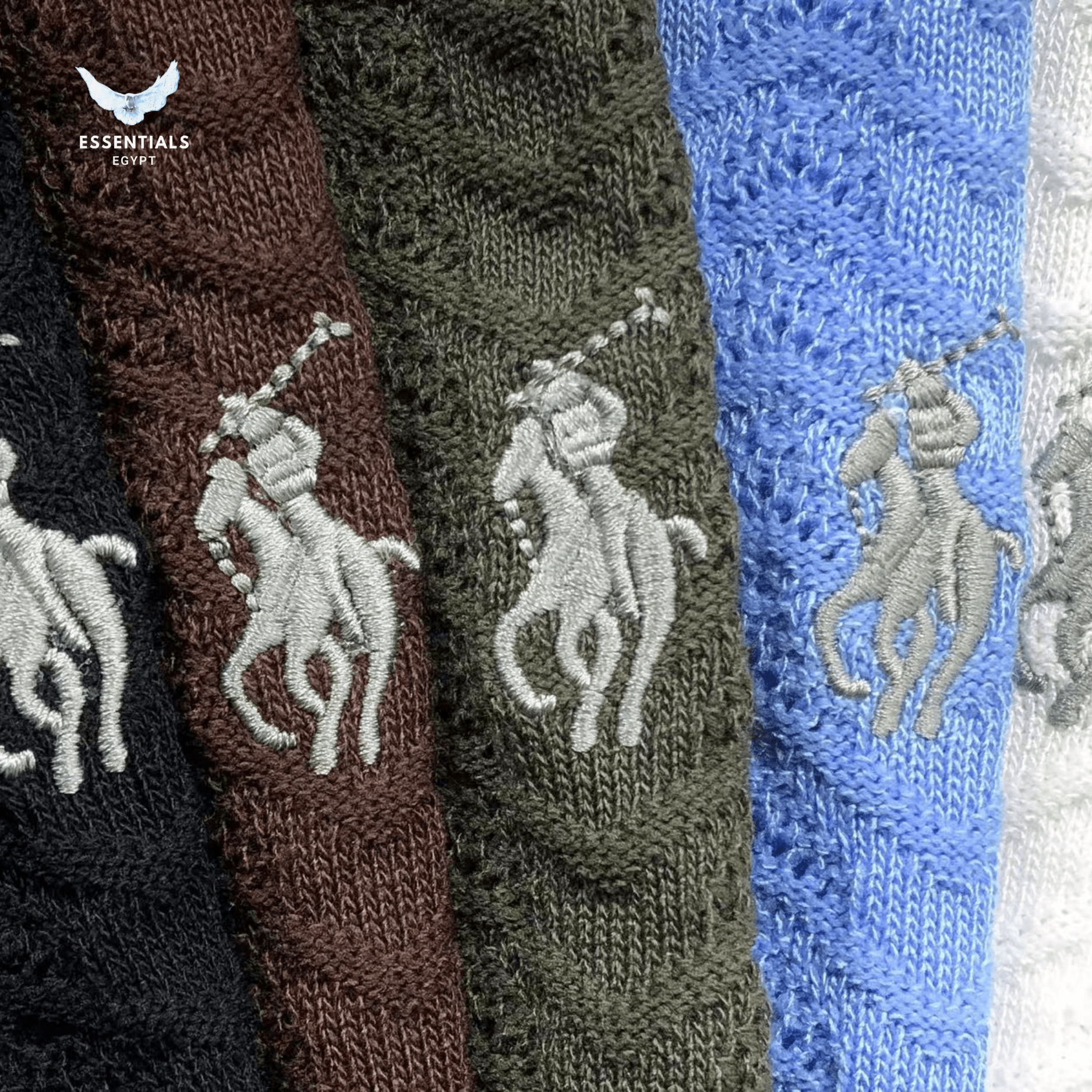 Ralph Lauren T-Shirt – Cable Knit Henley - ESSENTIALS EGYPT