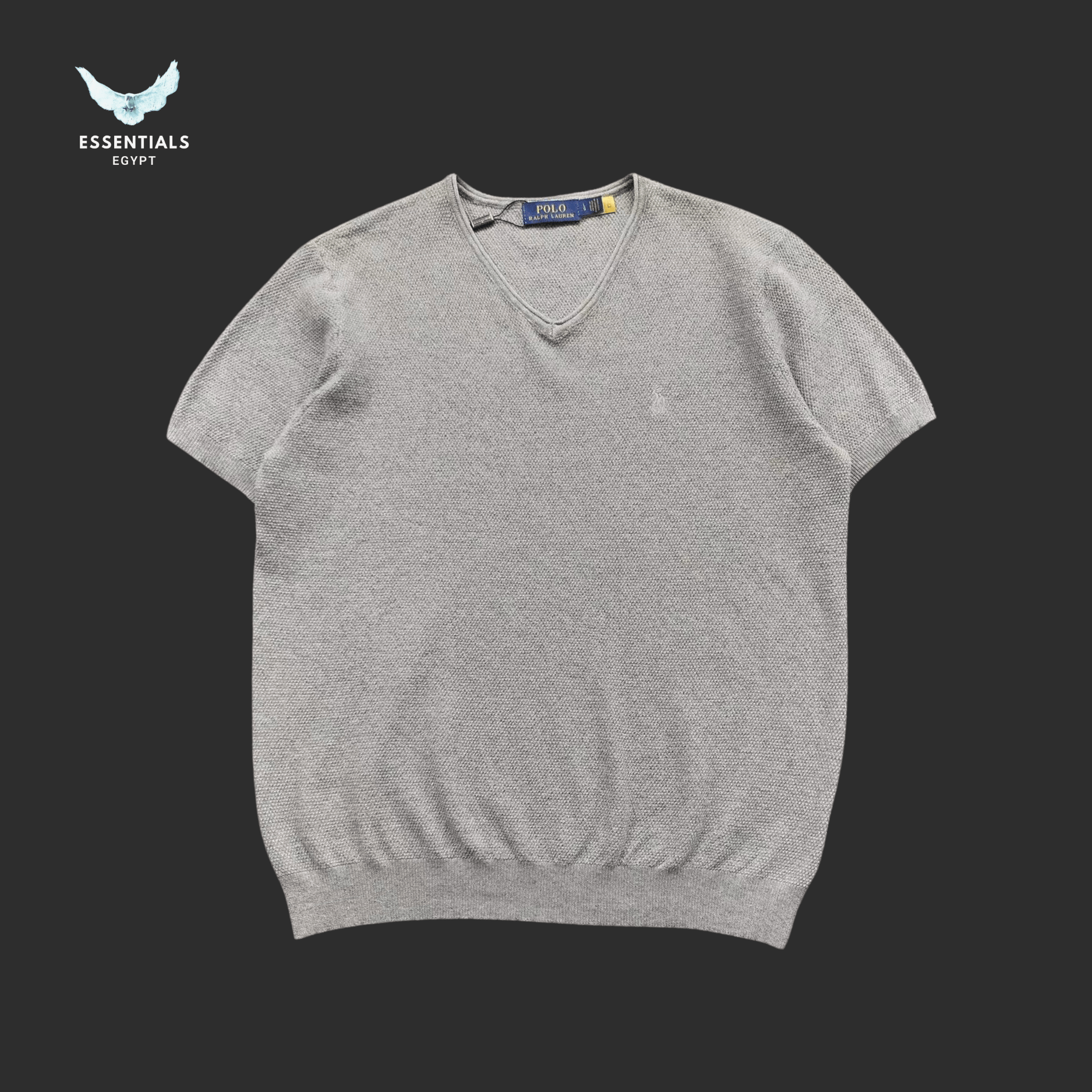 Ralph Lauren T-Shirt – Soft Ribbed Crewneck - ESSENTIALS EGYPT