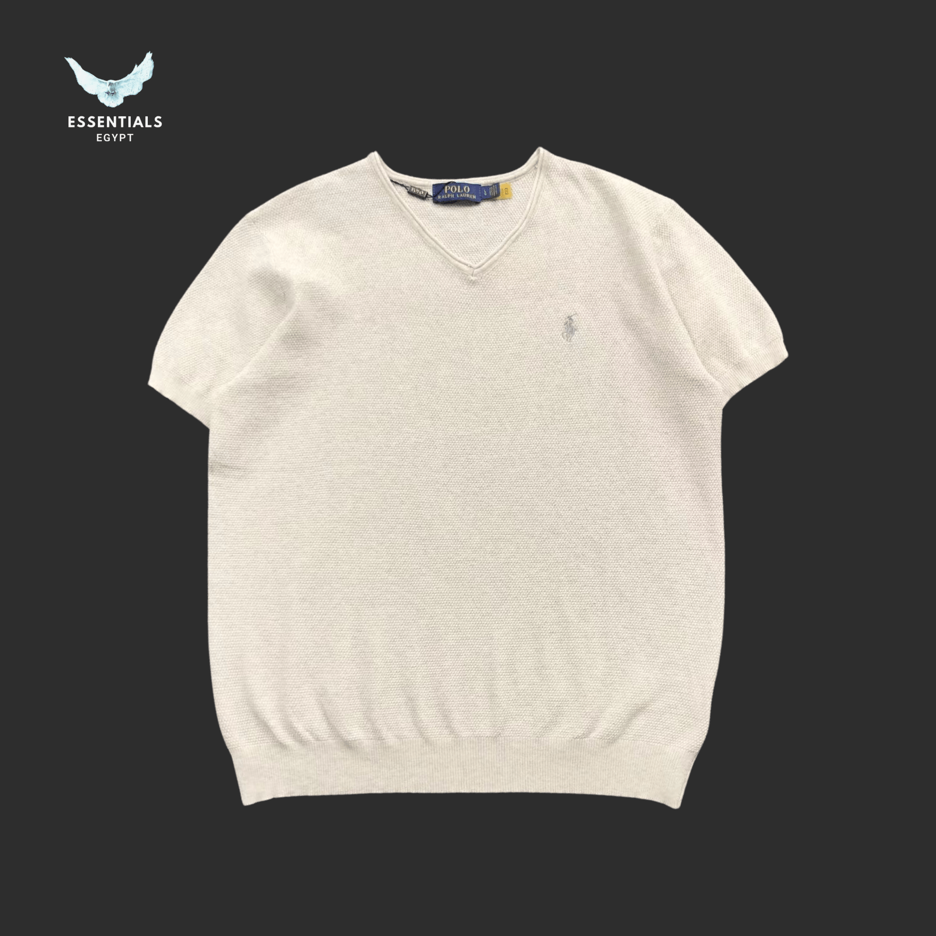 Ralph Lauren T-Shirt – Soft Ribbed Crewneck - ESSENTIALS EGYPT